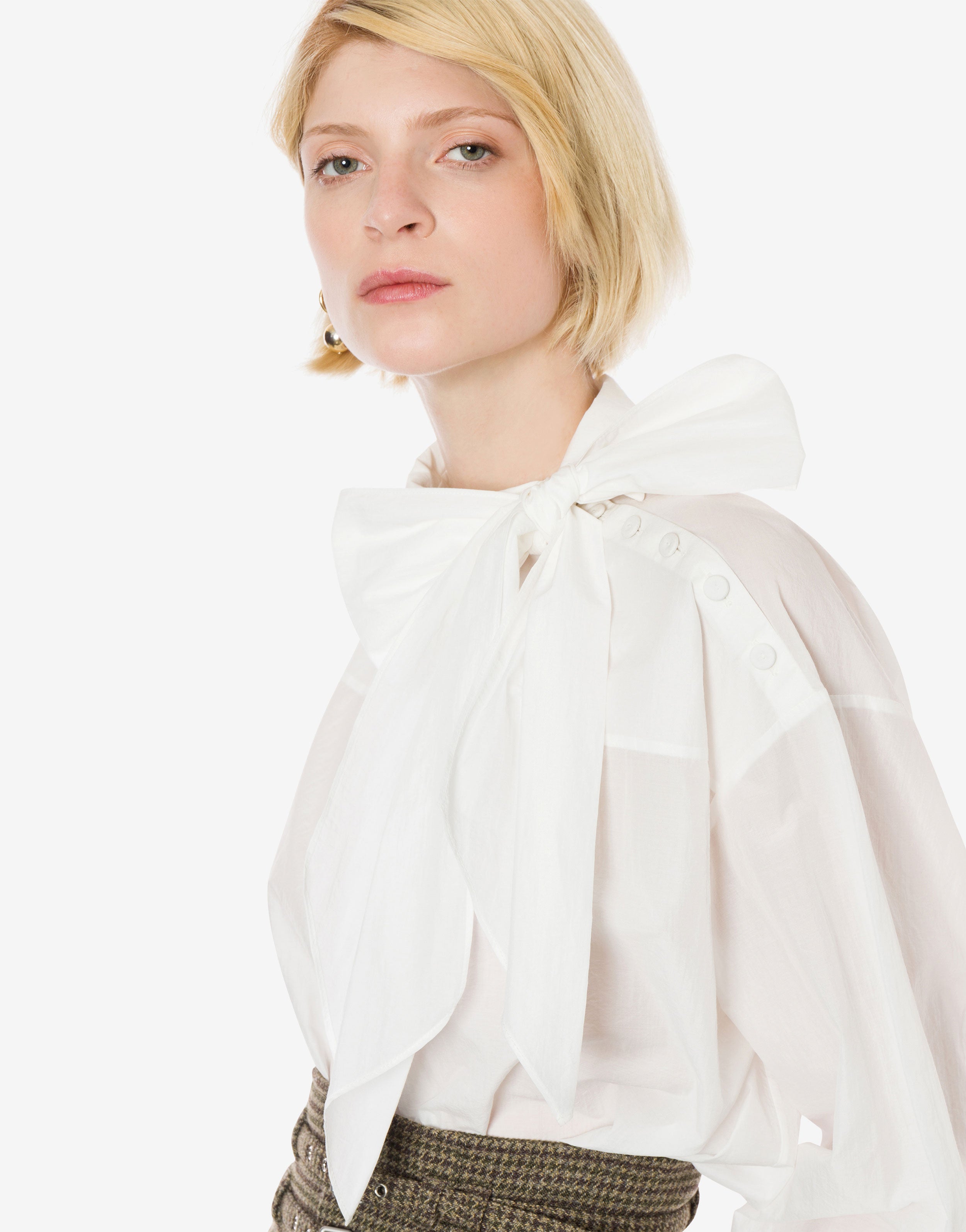 Camicia oversize in cotone tecnico、mySite、aoinhome