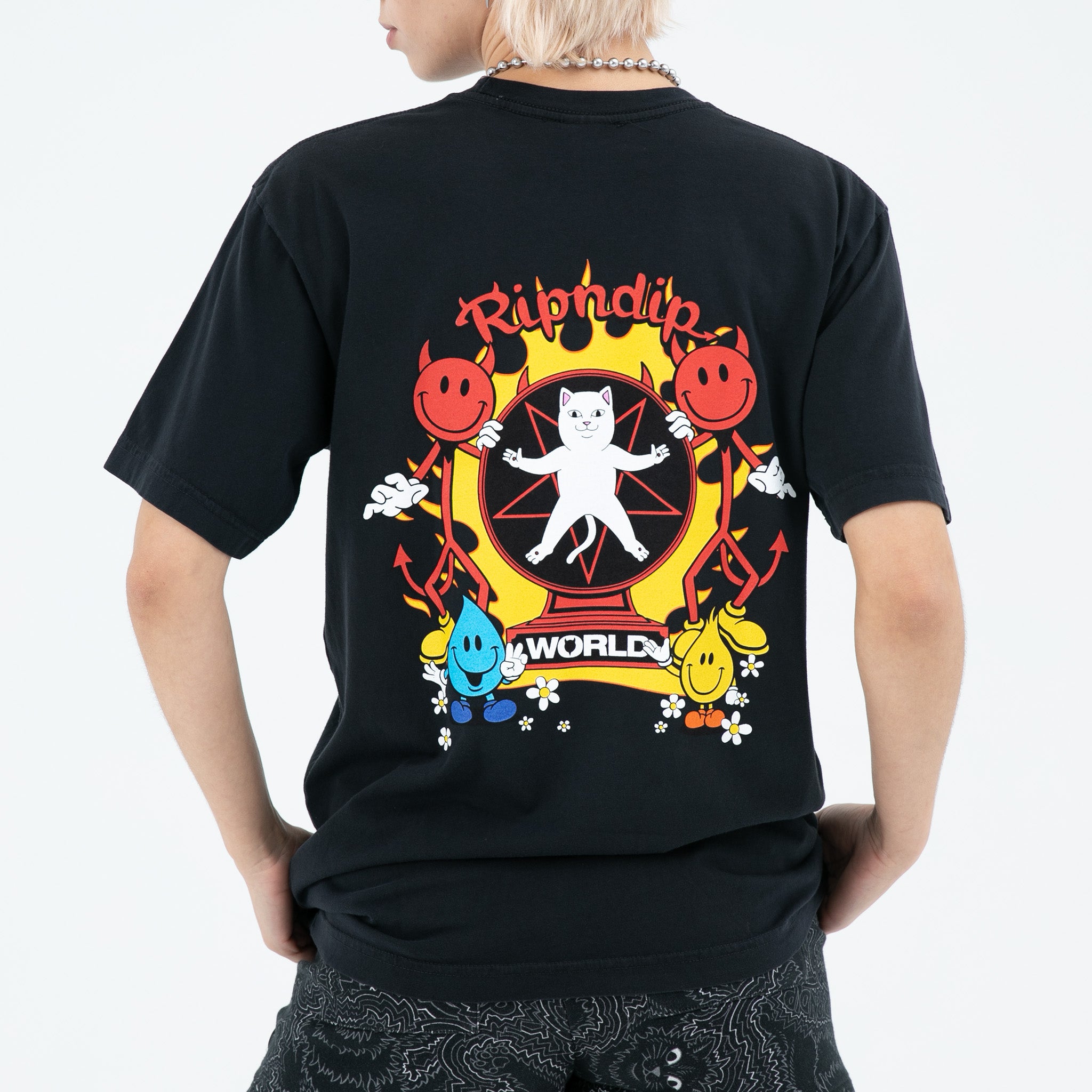  Ripndip World Tee (Vintage Black)、mySite、merchandisen