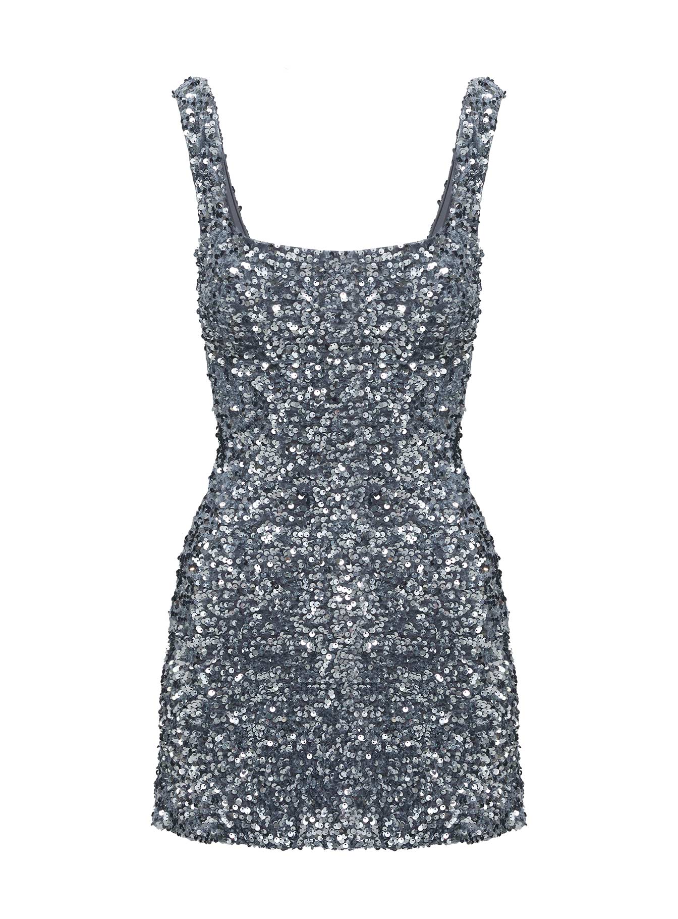 Miss Me Sequin Mini Dress Silver、mySite、solidvoid