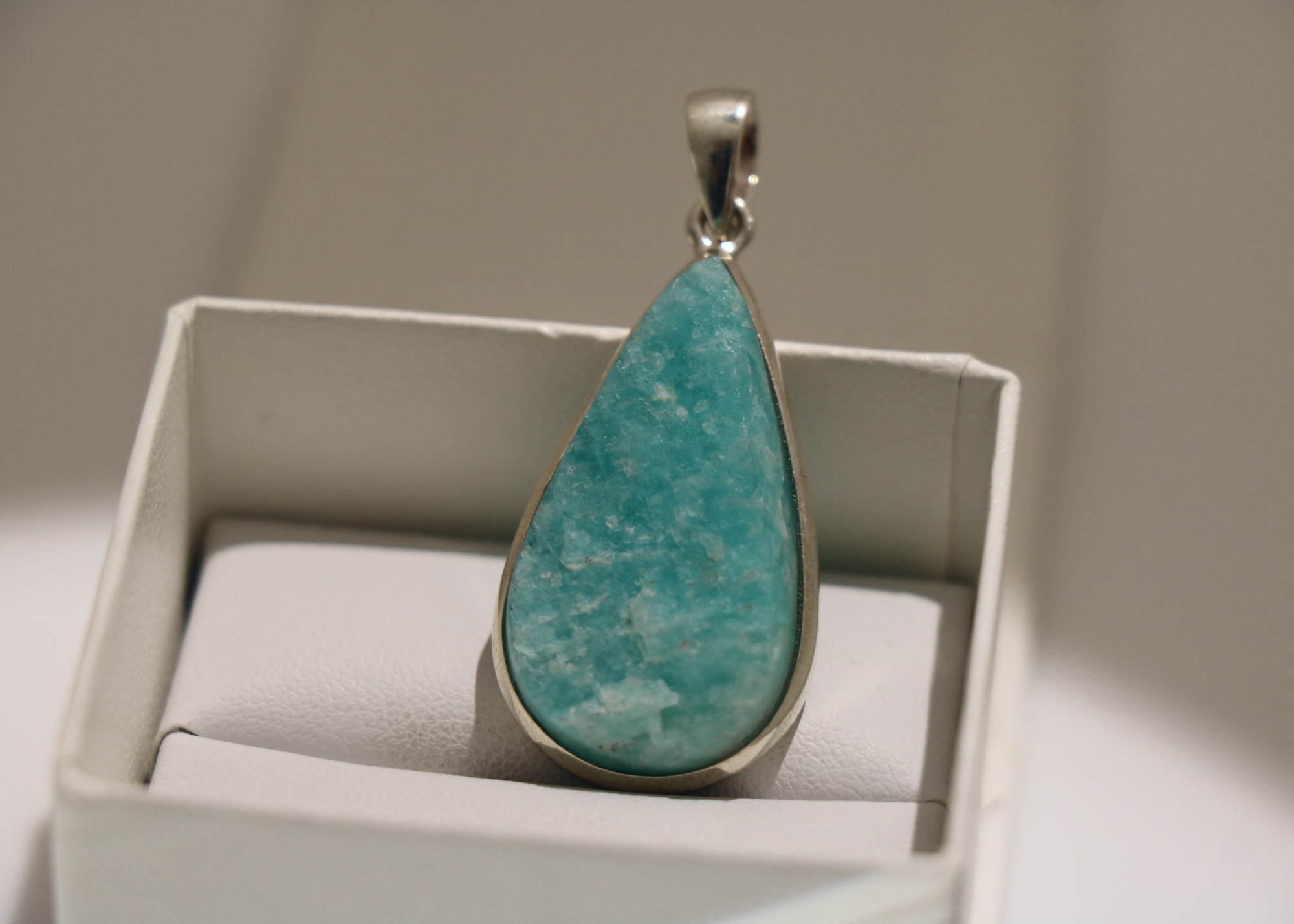 Amazonite Rough Pendant、mySite、topwebapps