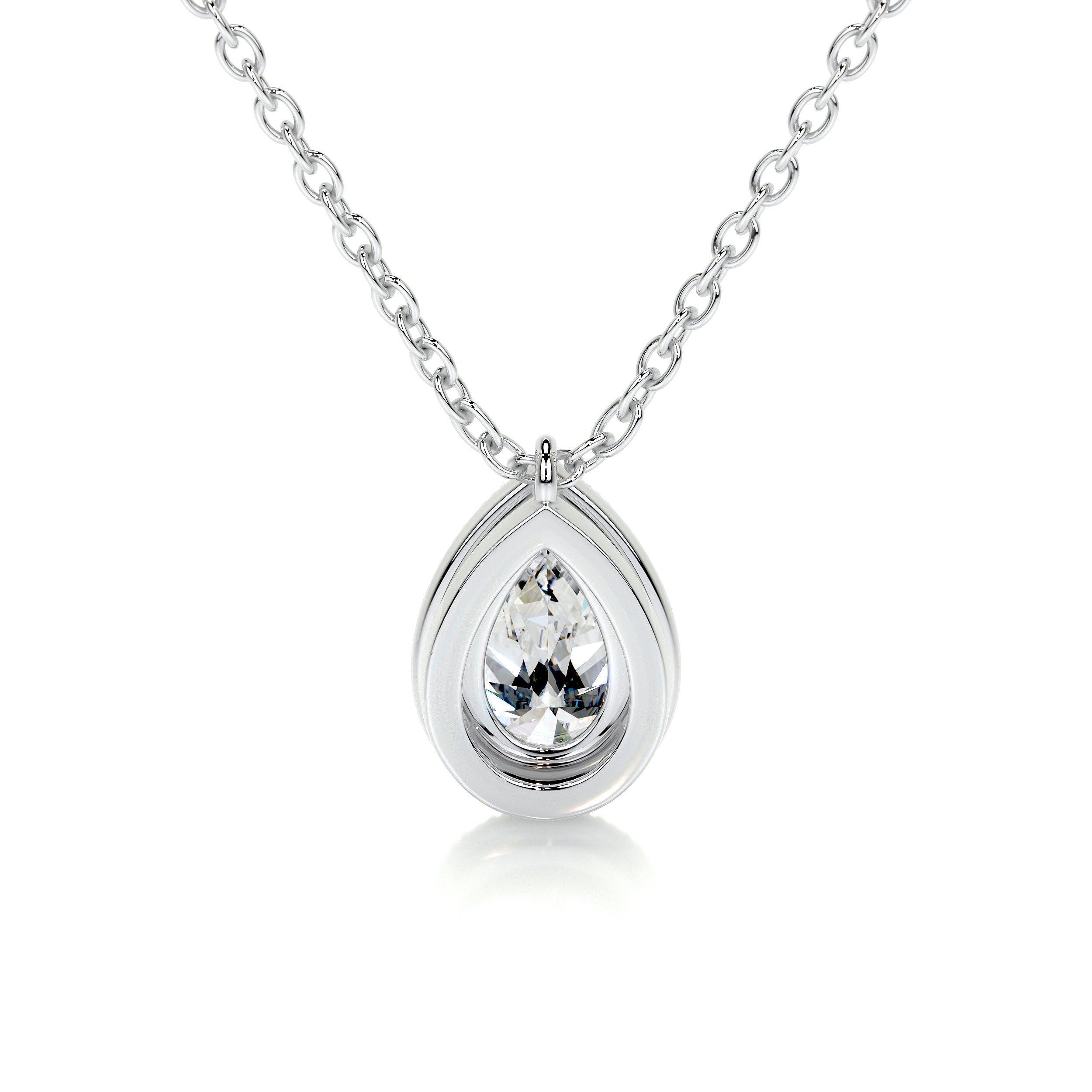 Nancy Diamond Pendant -18K White Gold、mySite、hinf8tx79