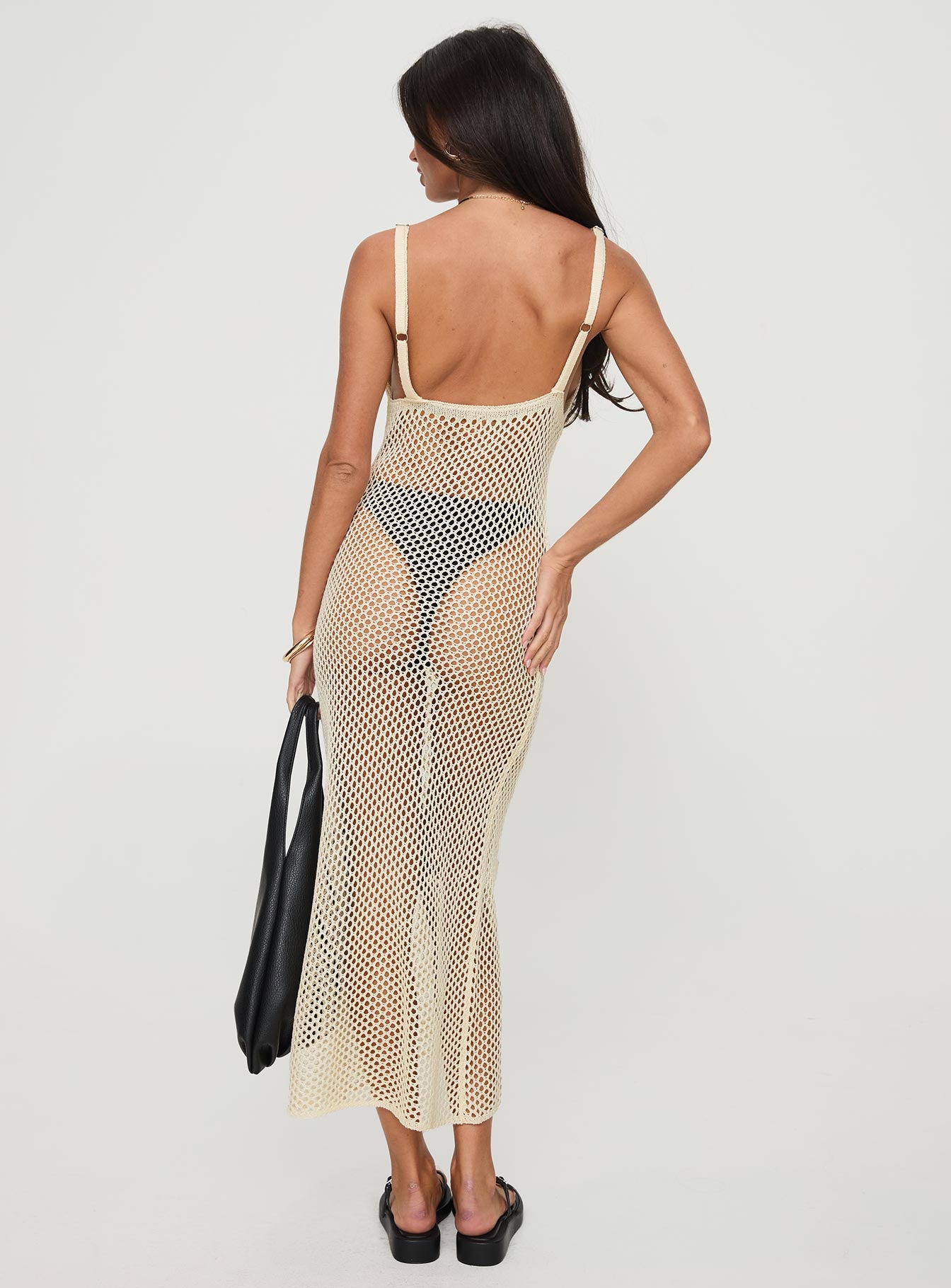 Hawat Maxi Dress Beige、mySite、solidvoid