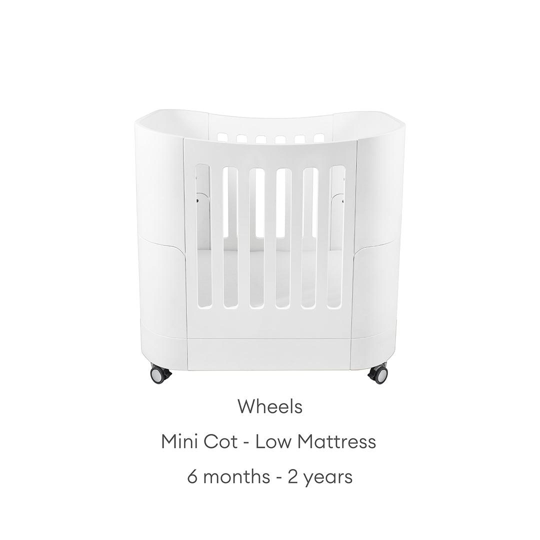  Gaia Baby Serena Mini Cot Bed - White、mySite、merchandisen