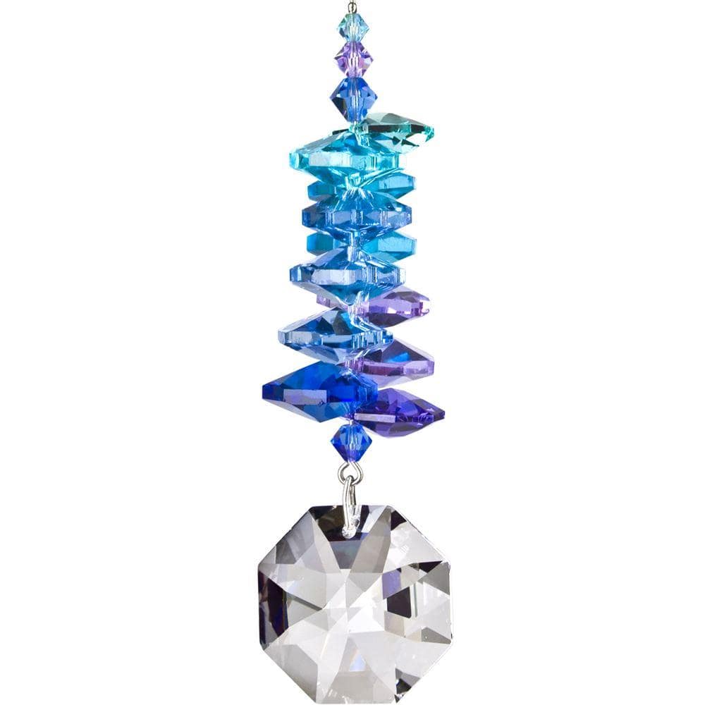 Crystal Cascades- Moonlight Blue & Rainbow Sun Catchers Rainbowmakers、mySite、g9winljtr