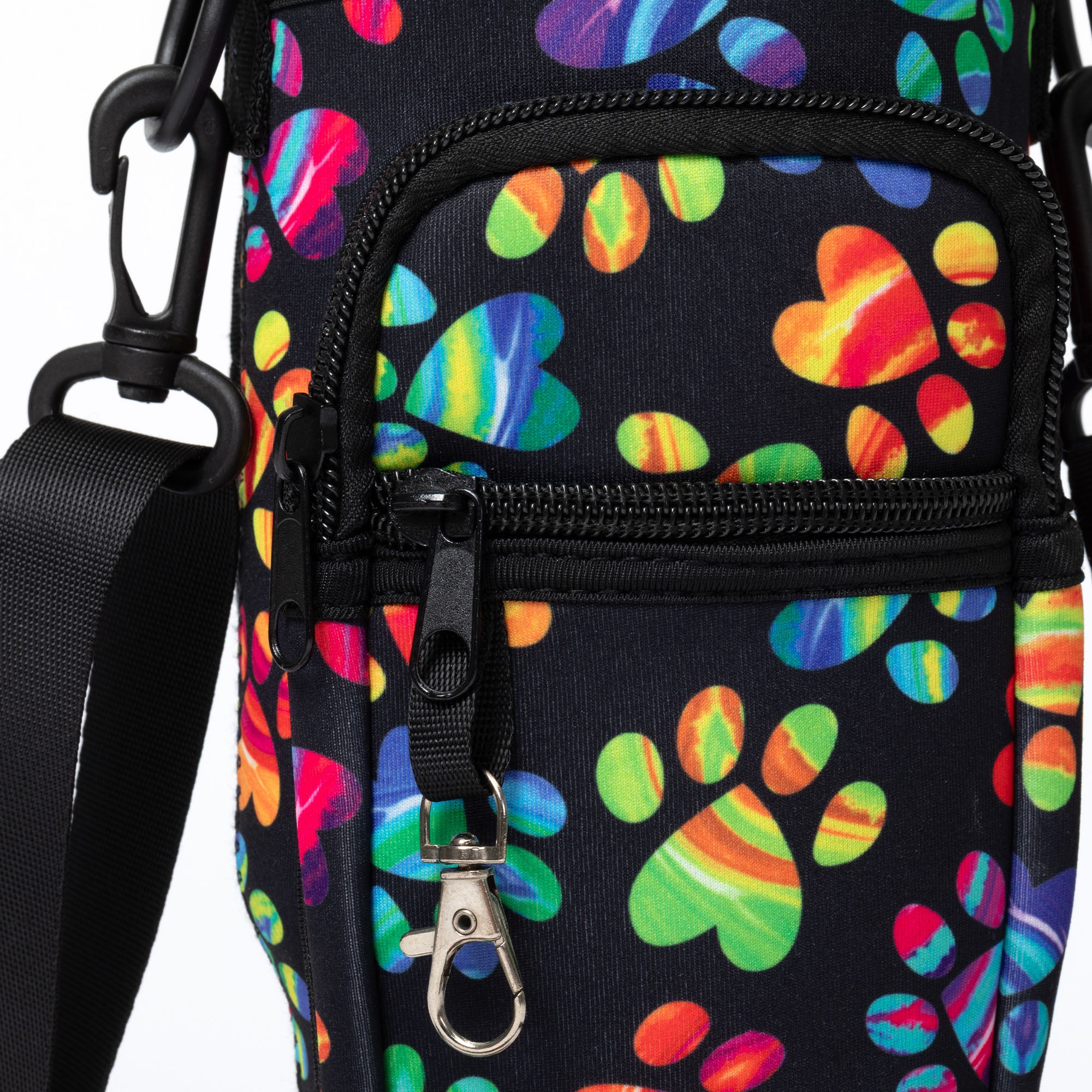 Paw Print Tumbler Carrier with Zippered Pockets - 40oz、mySite、camillekostekn