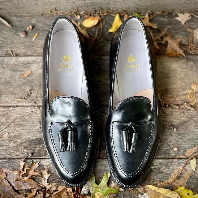  664 - Tassel Loafer in Black Shell Cordovan、mySite、preschool7hills
