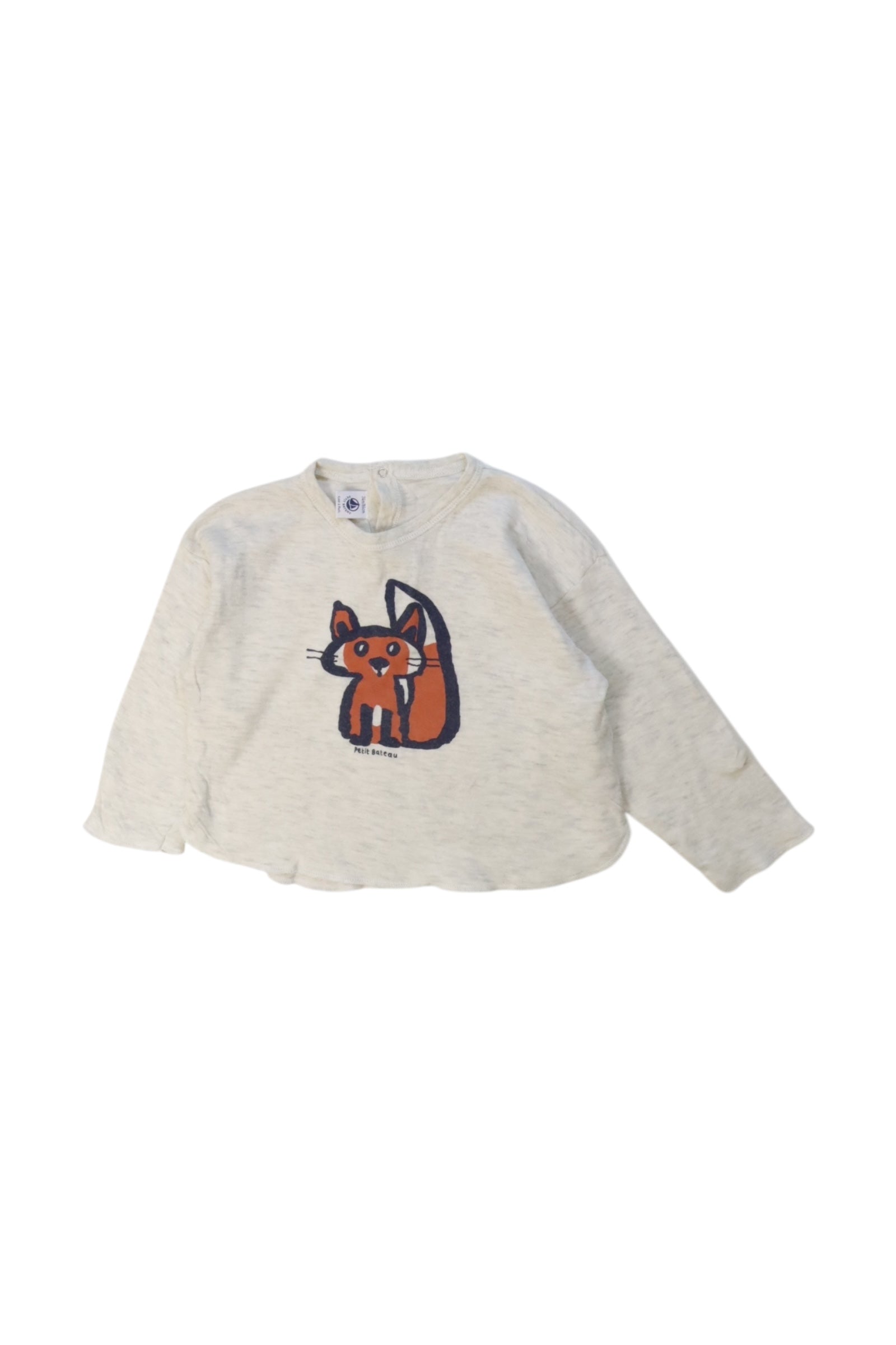 Petit Bateau Animal Long Sleeve Top 18-24M、mySite、g9winljtr