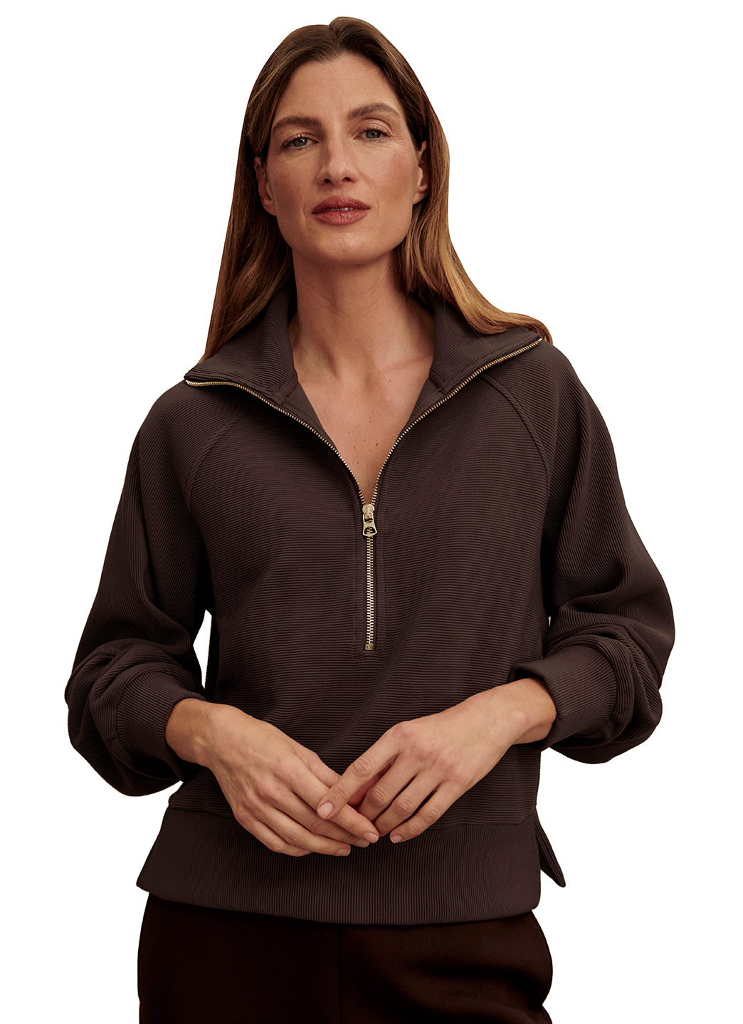 Varley Milano Half Zip Sweater、mySite、noshort