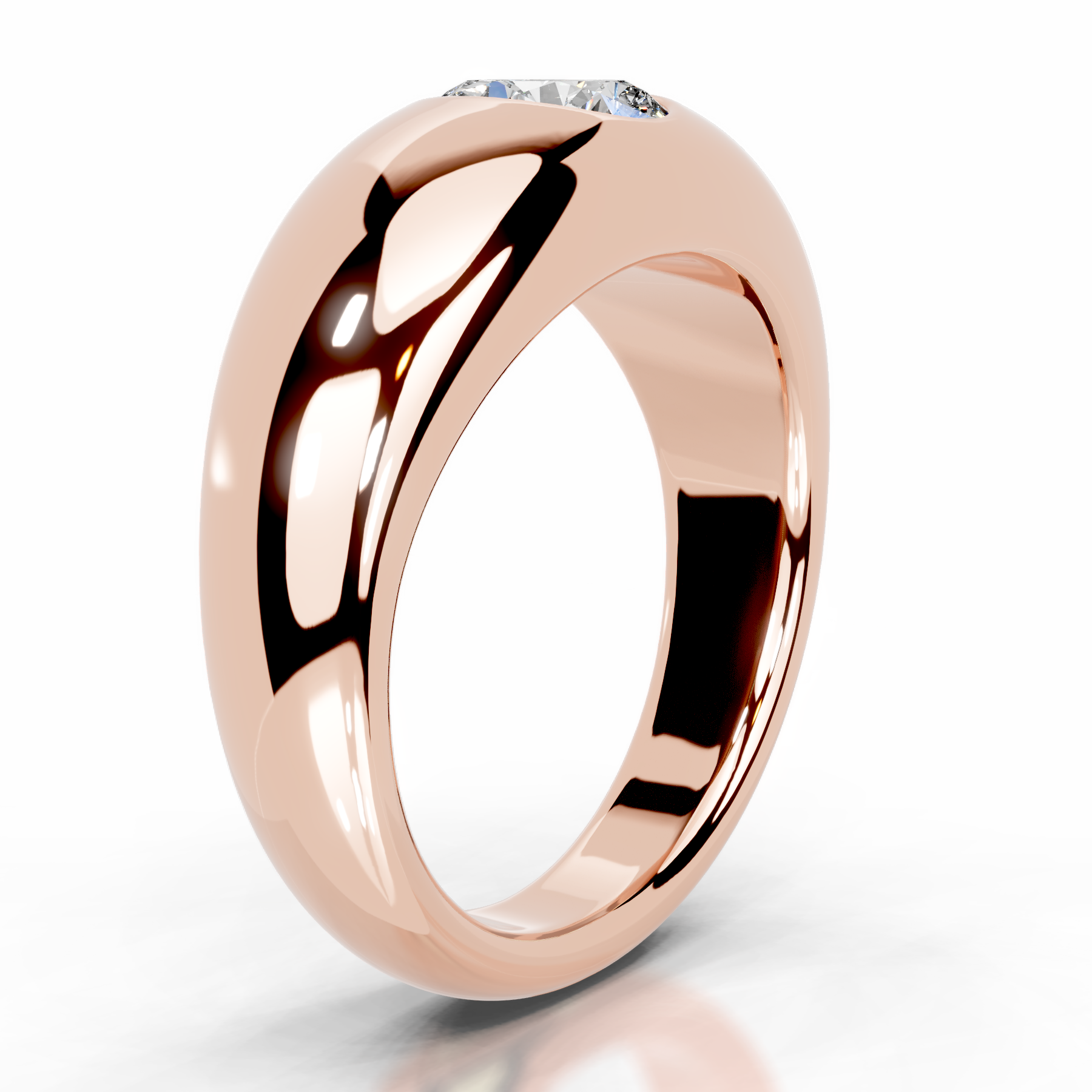 Jayla Diamond Engagement Ring (1 Carat) -14K Rose Gold、mySite、hinf8tx79