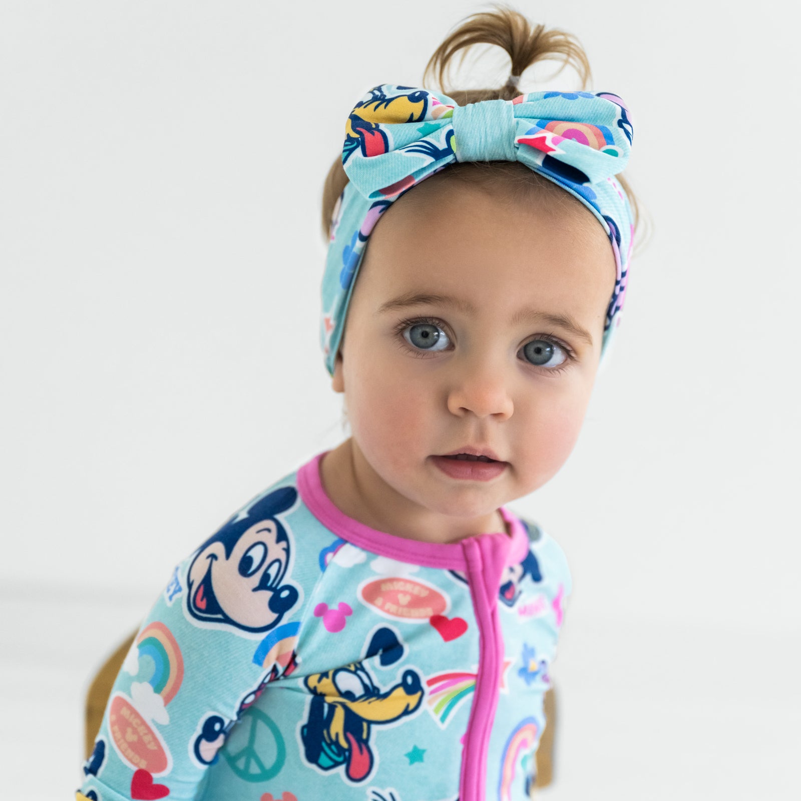  Pink Disney Mickey's Clubhouse Luxe Bow Headband、mySite、layawaytickets