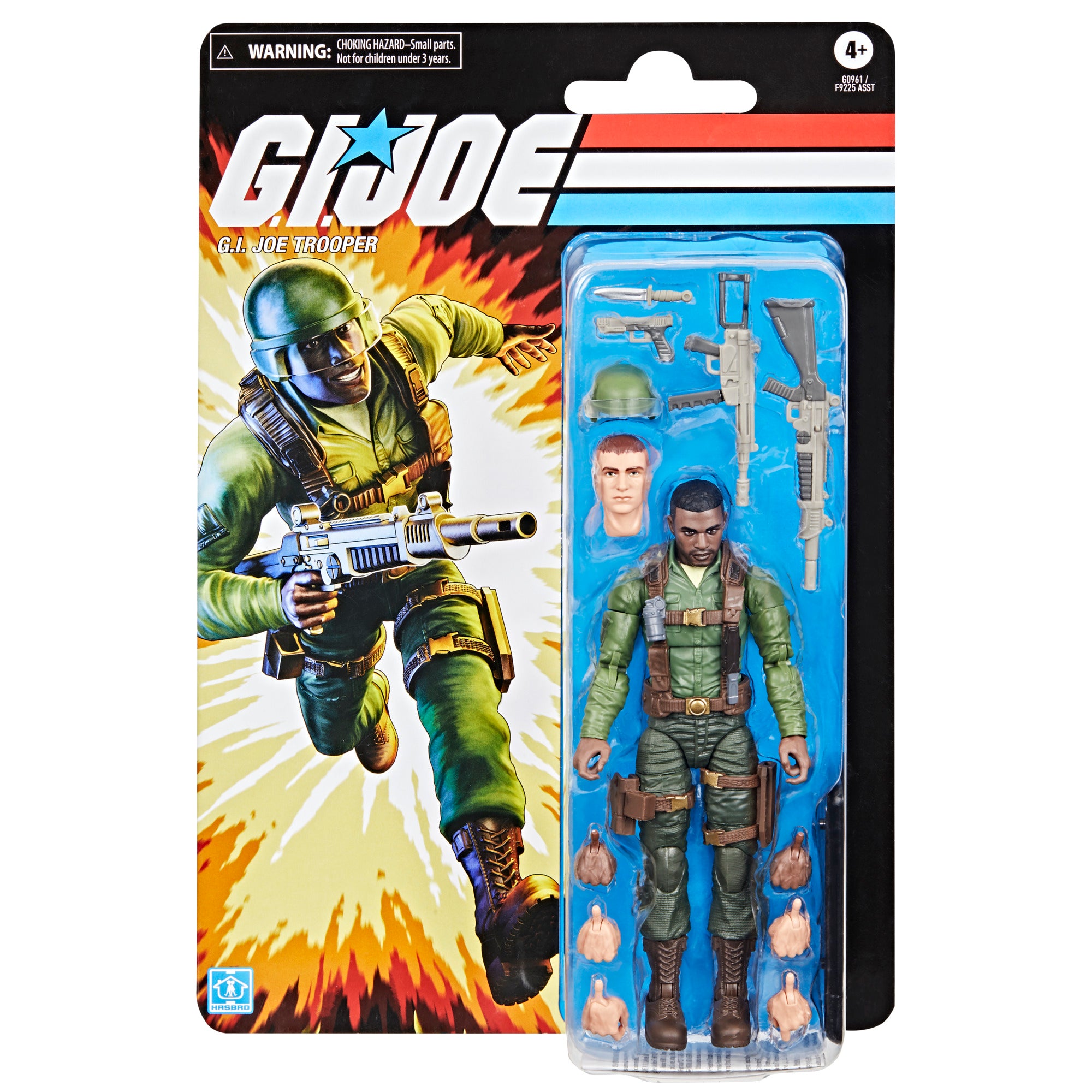 G.I. Joe Classified Series Retro G.I. Joe Trooper ARMY BUILDER SET OF 6、mySite、hgirdovlk