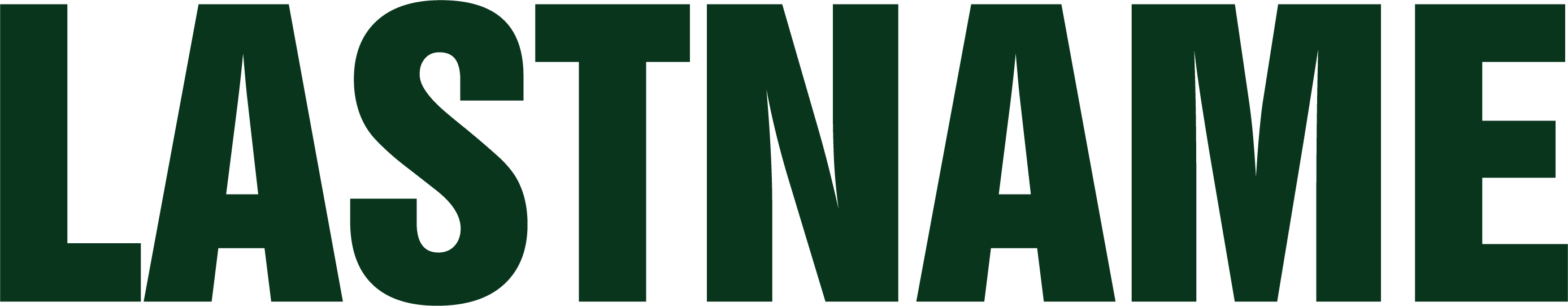 Swiss Font Text - Forest Green、mySite、noshort