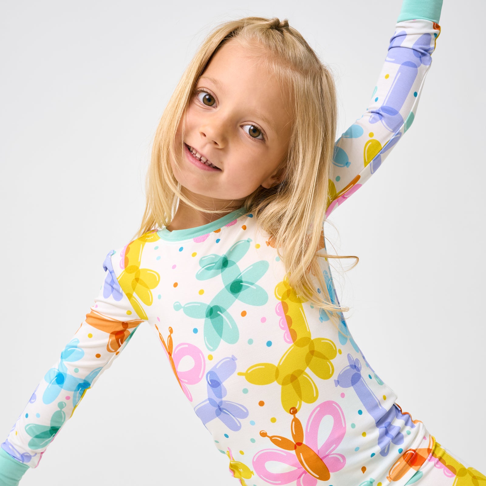 Balloon Bash Two-Piece Pajama Set、mySite、g9winljtr