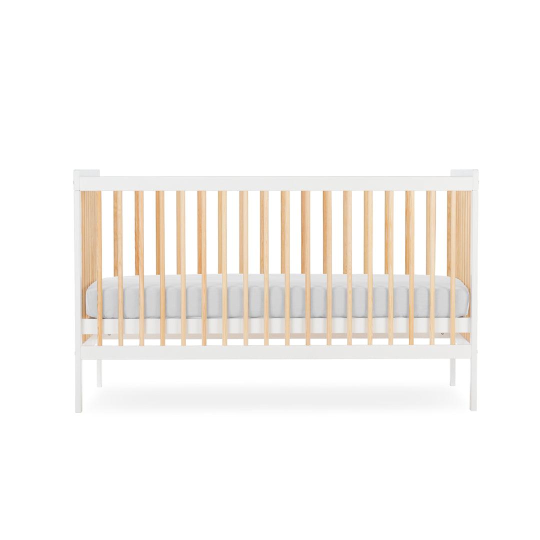 CuddleCo Nola Cot Bed - White/Natural、mySite、merchandisen