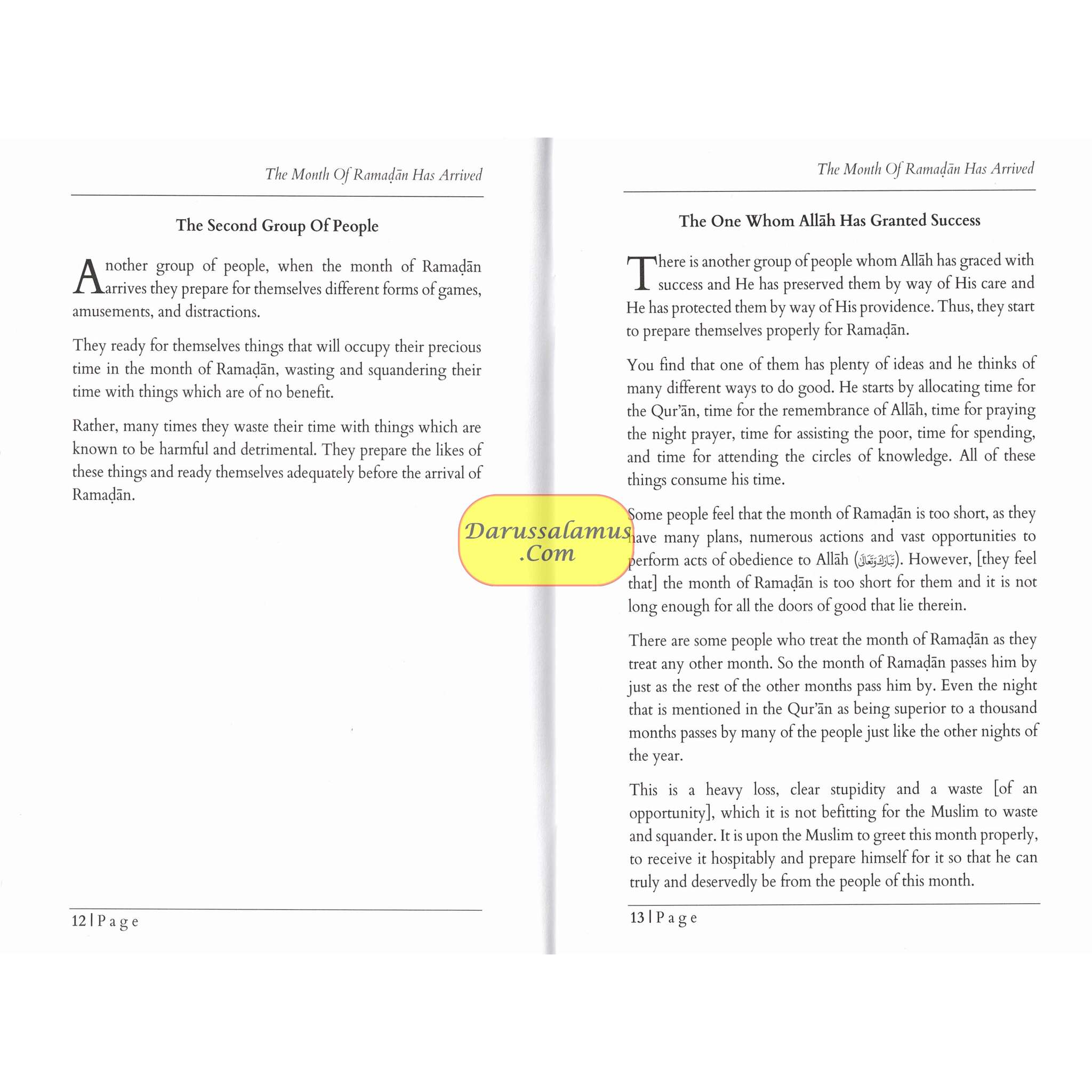 Ramadan Has Arrived By Shaykh Abd Al-Razzaq Ibn Abd Al Muhsin Al-Abbad、mySite、topwebapps