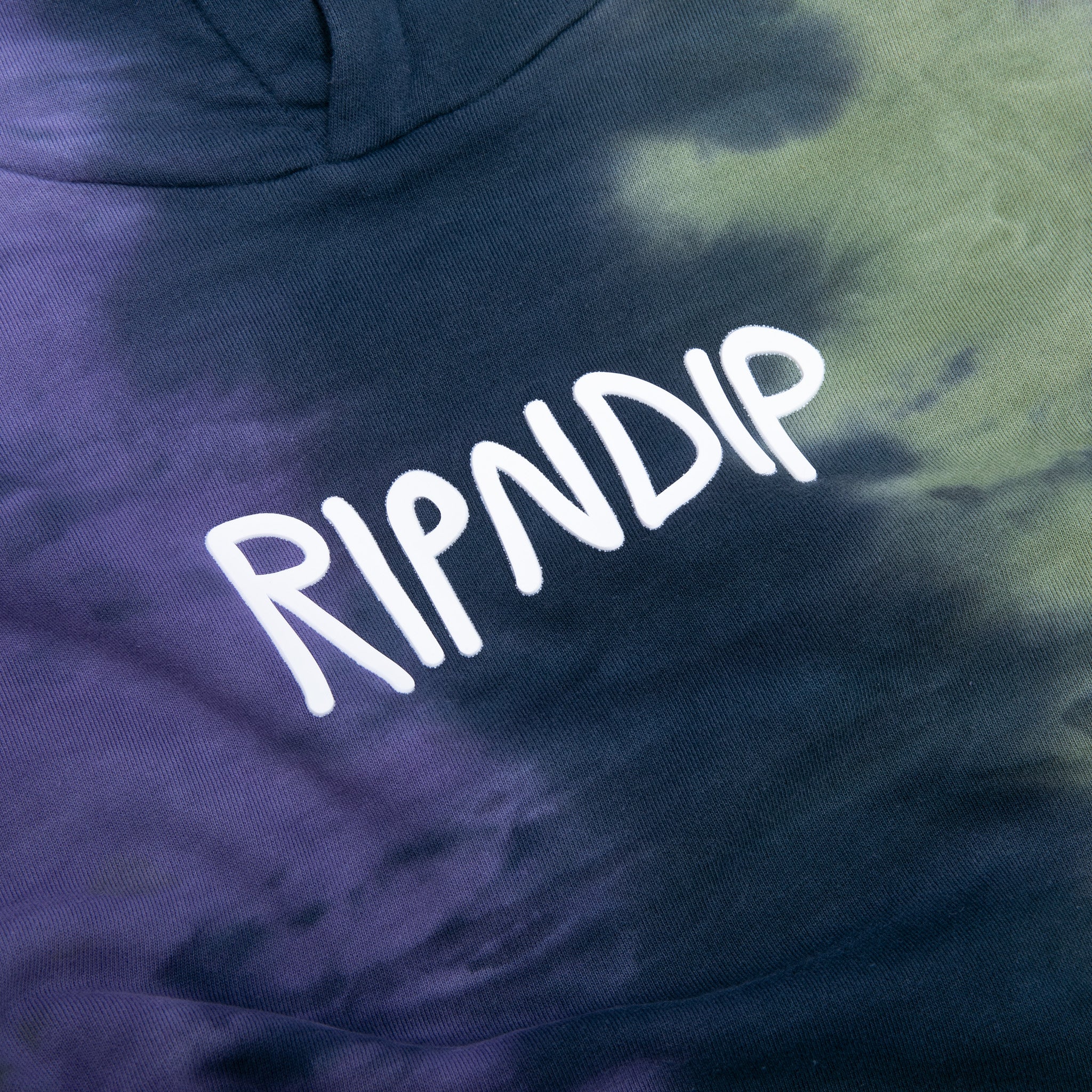  Ripndip Rubber Logo Hoodie (Sage/Slate Tie Dye)、mySite、merchandisen