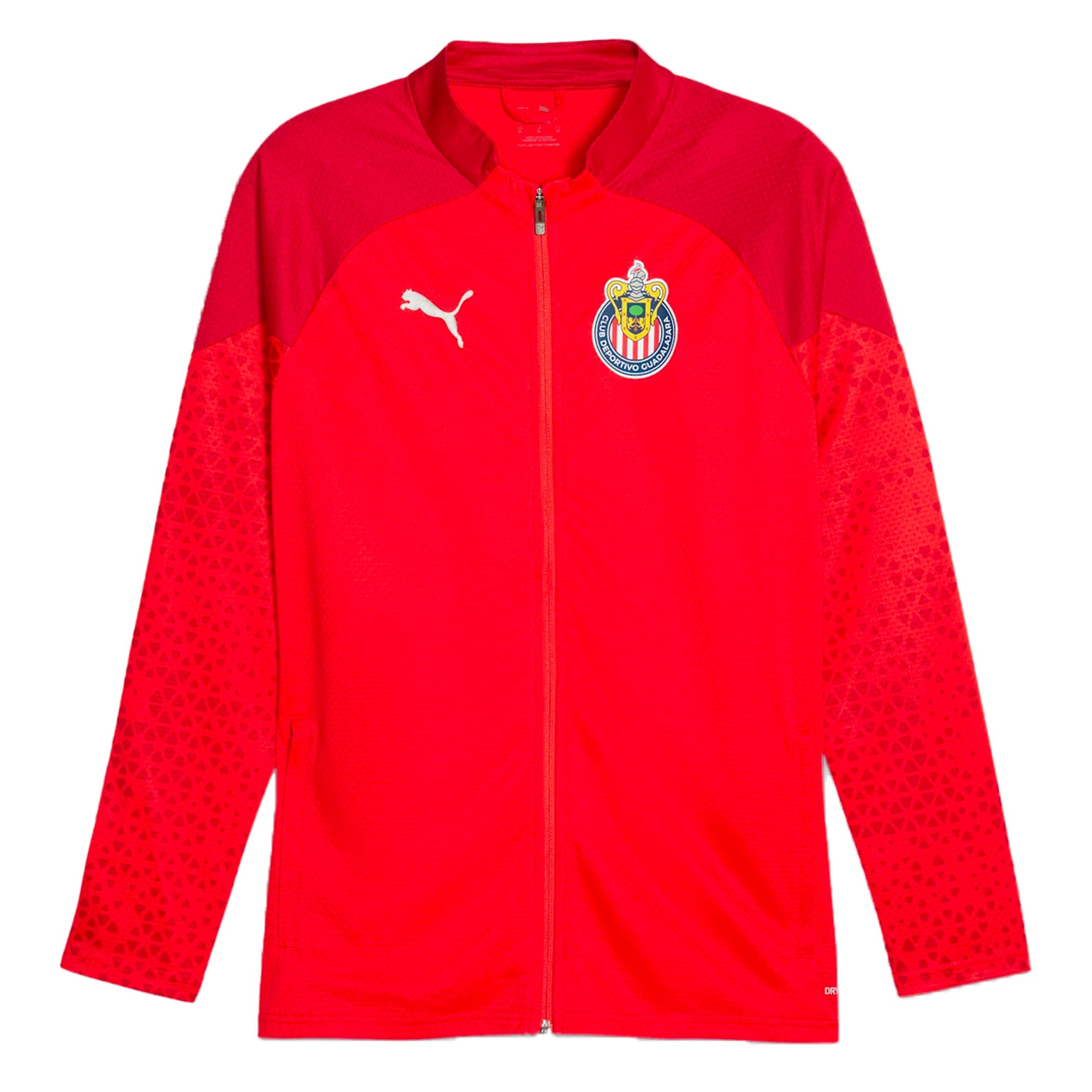 PUMA Men's Chivas De Guadalajara 2023/24 Training Jacket Red、mySite、bottomscart