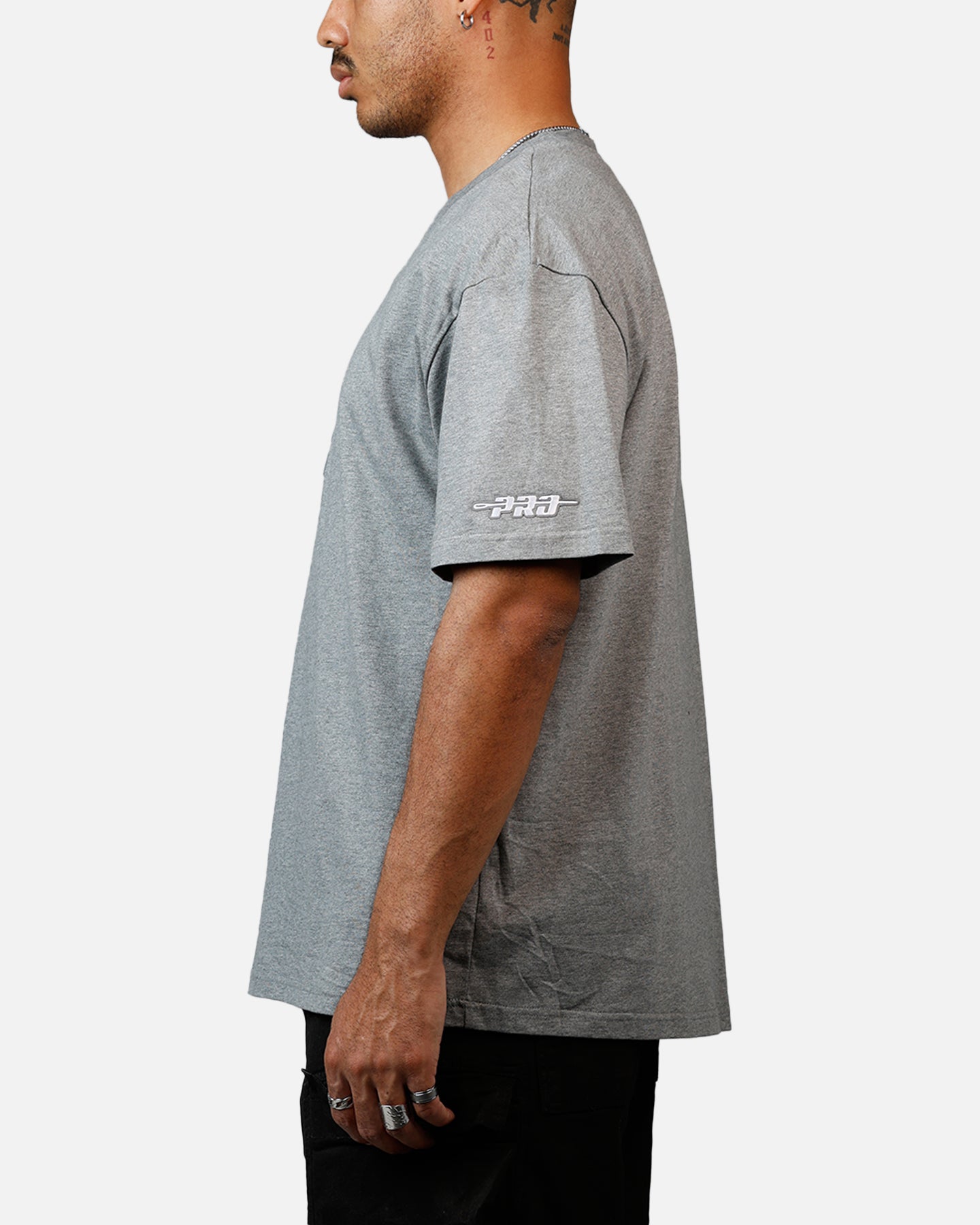 Pro Standard Los Angeles Dodgers Reverse French Terry T-Shirt Grey、mySite、zt4zffjzw