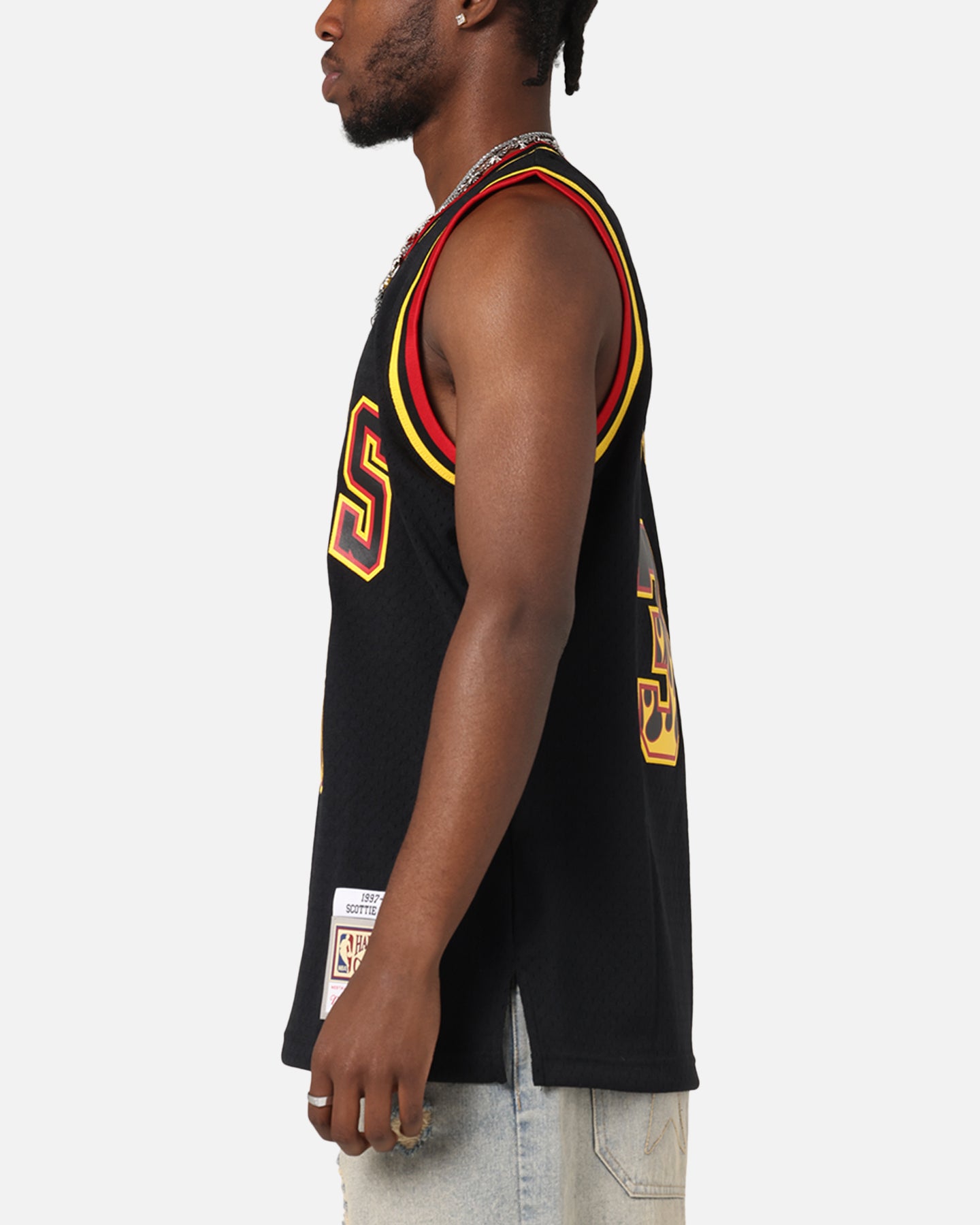 Mitchell & Ness Chicago Bulls Scottie Pippen Legends Jersey Black/Grey、mySite、zt4zffjzw