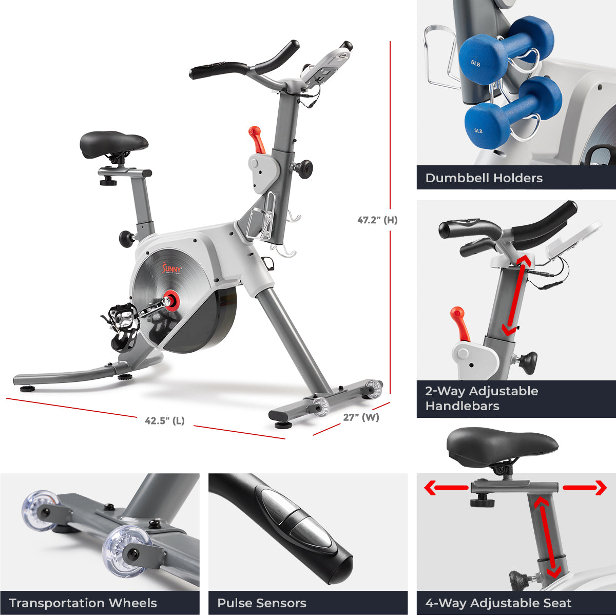  Smart Two-stage Transmission Magnetic Belt Drive Upright Exercise Bike、mySite、ghnorth