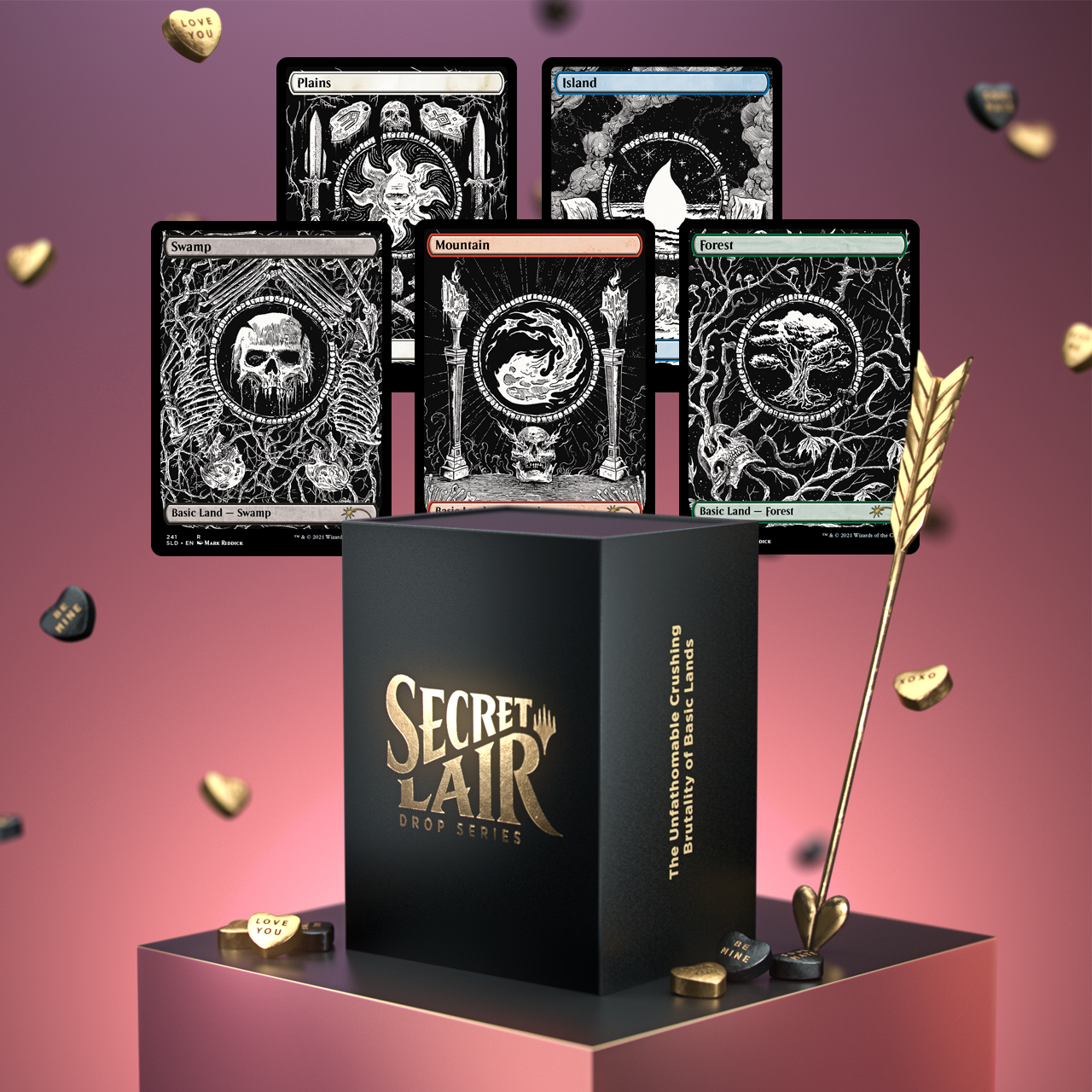 Magic the Gathering: Secret Lair: The Unfathomable Crushing Brutality of Basic Lands、mySite、waistdrama