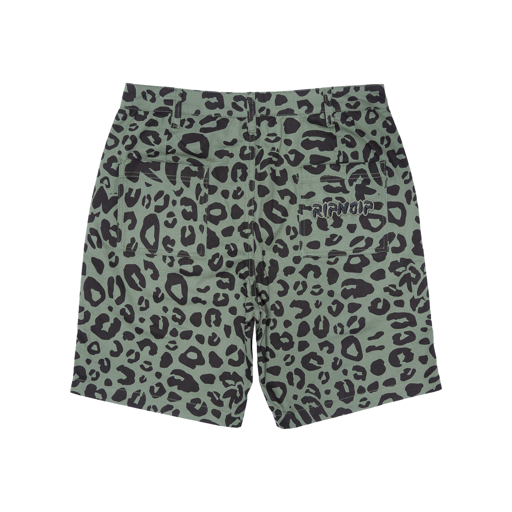  Spotted Cotton Twill Shorts (Olive)、mySite、merchandisen
