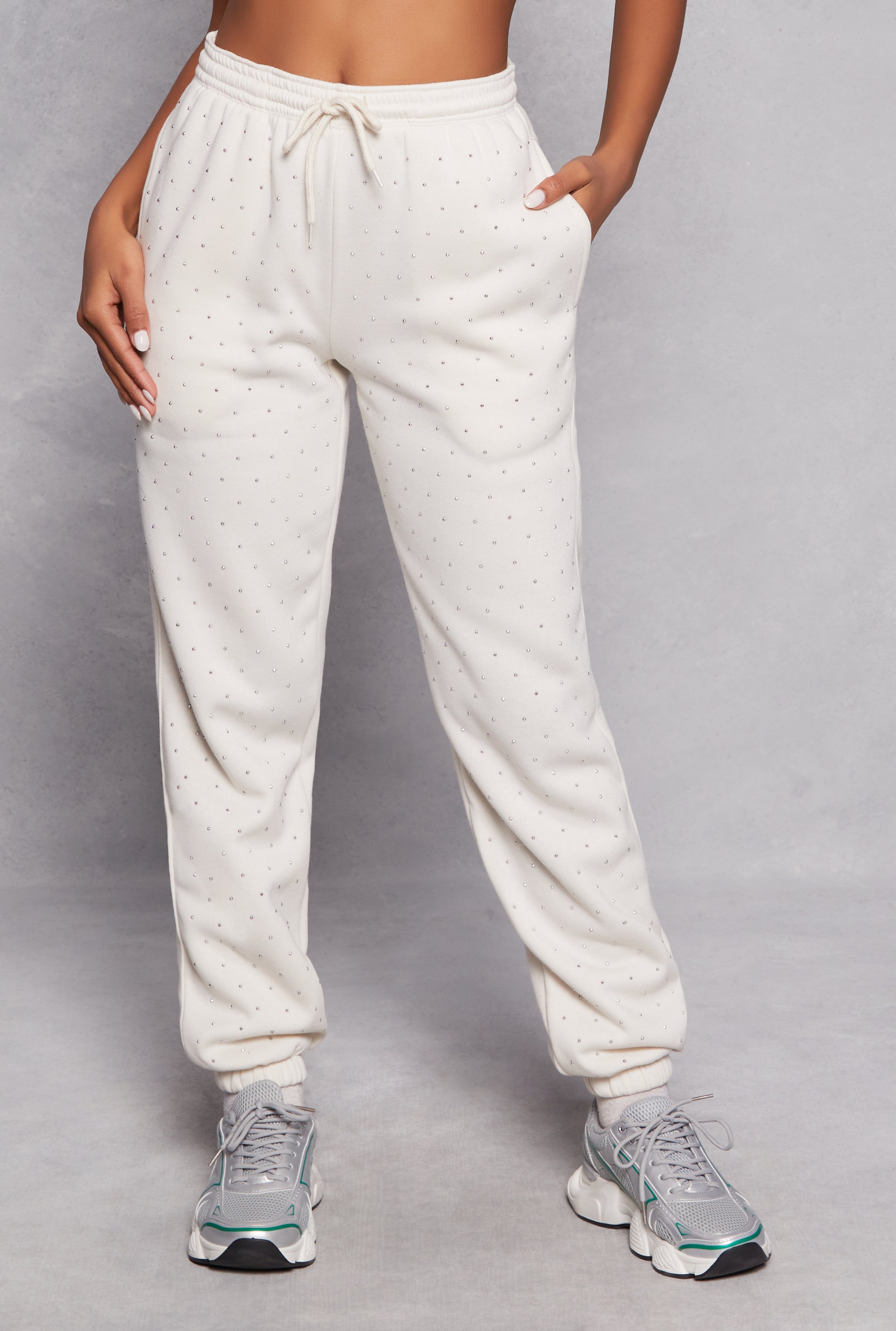 Almost Famous Rhinestone Sweatpants、mySite、camillekostekn