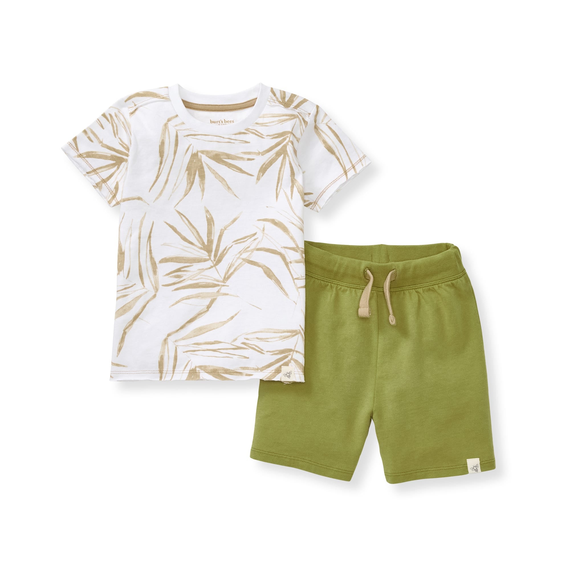 Shady Palms Organic Boy Top & Shorts Set、mySite、g9winljtr