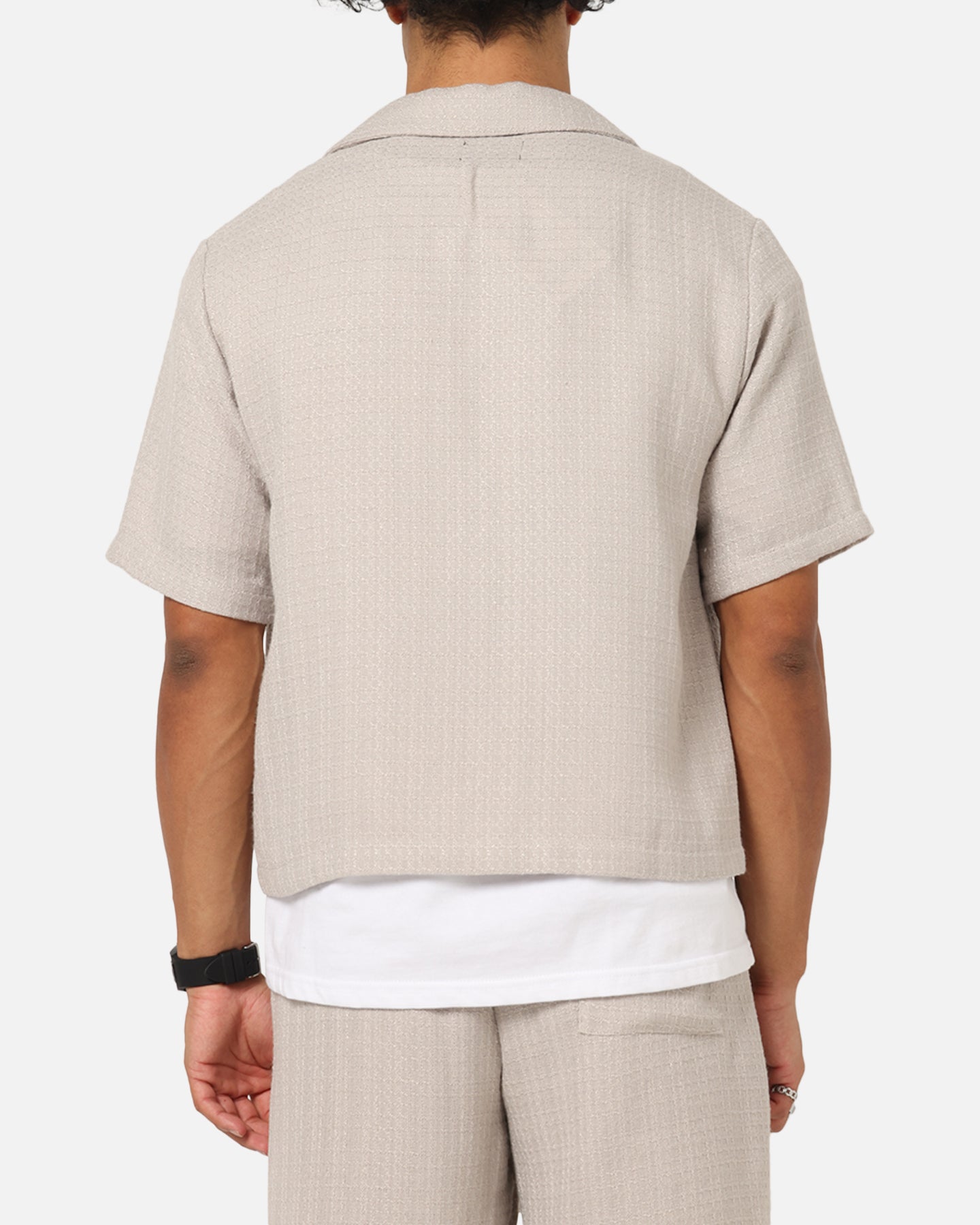 XXIII Textured Button Up Shirt Stone、mySite、zt4zffjzw