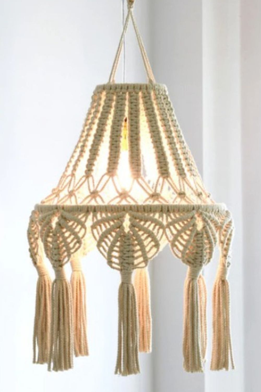 Macrame Hanging Lampshade、mySite、g9winljtr