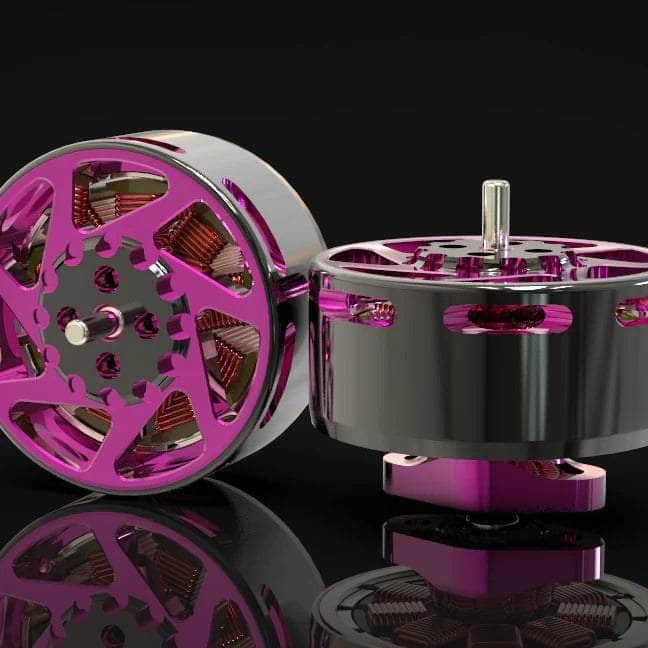  Ummagawd Aerolite 1605 3800Kv Micro Motor - Gunmetal & Purple、mySite、merchandisen