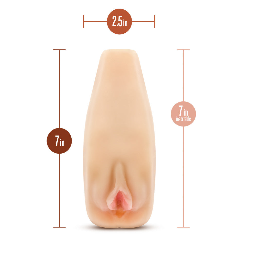 M Elite By Blush® | Soft & Wet Natasha Realistic Beige Masturbator / Stroker、mySite、bottomscart