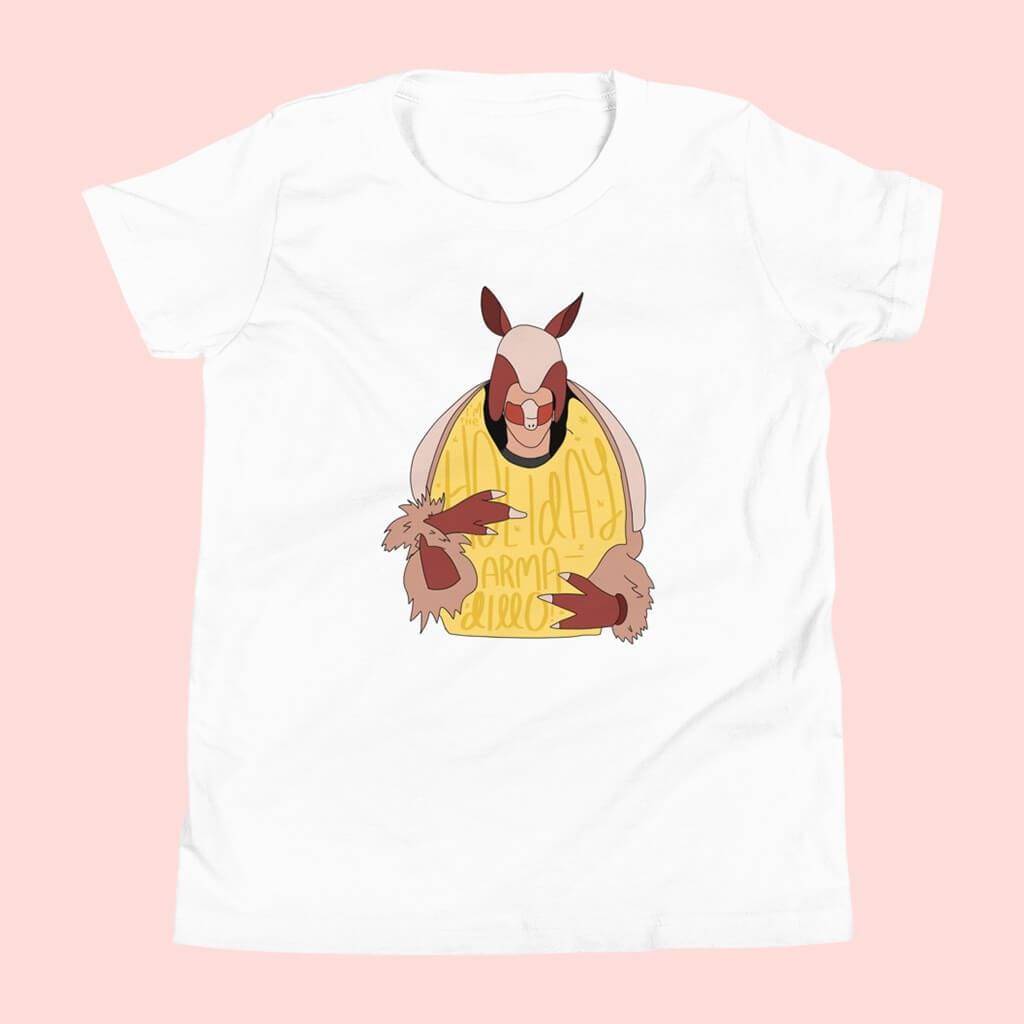 Holiday Armadillo Youth T-Shirt、mySite、topwebapps