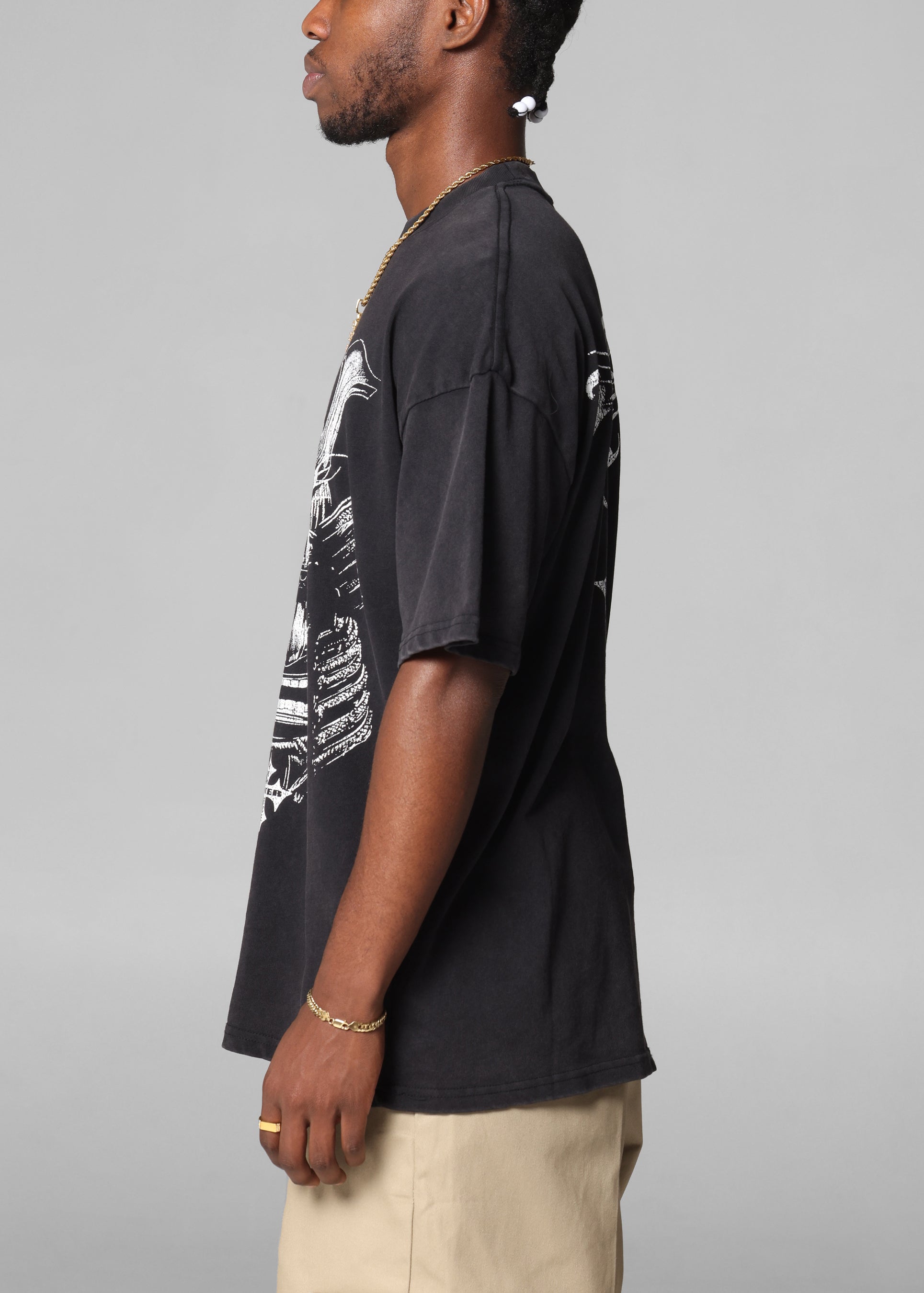 Loiter Shogun Vintage T-Shirt Black Acidwash、mySite、zt4zffjzw