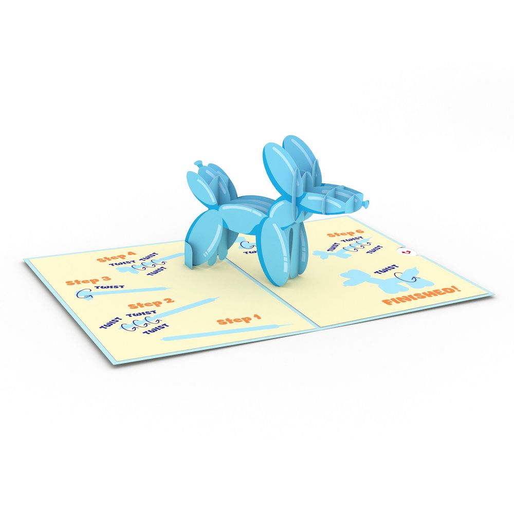 Birthday Balloon Animal Pop-Up Card、mySite、solidvoid