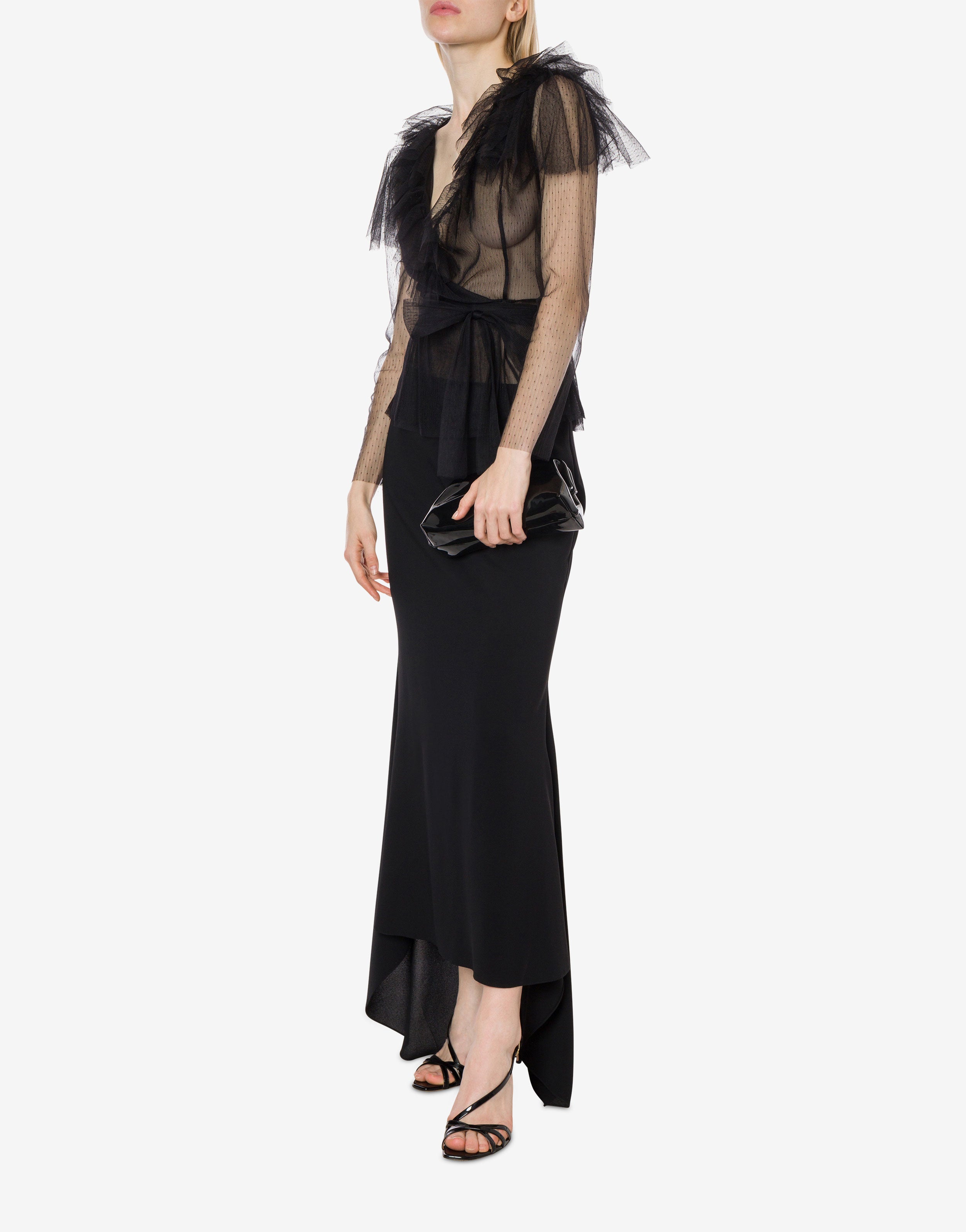 Camicia in tulle pois d'esprit.、mySite、aoinhome