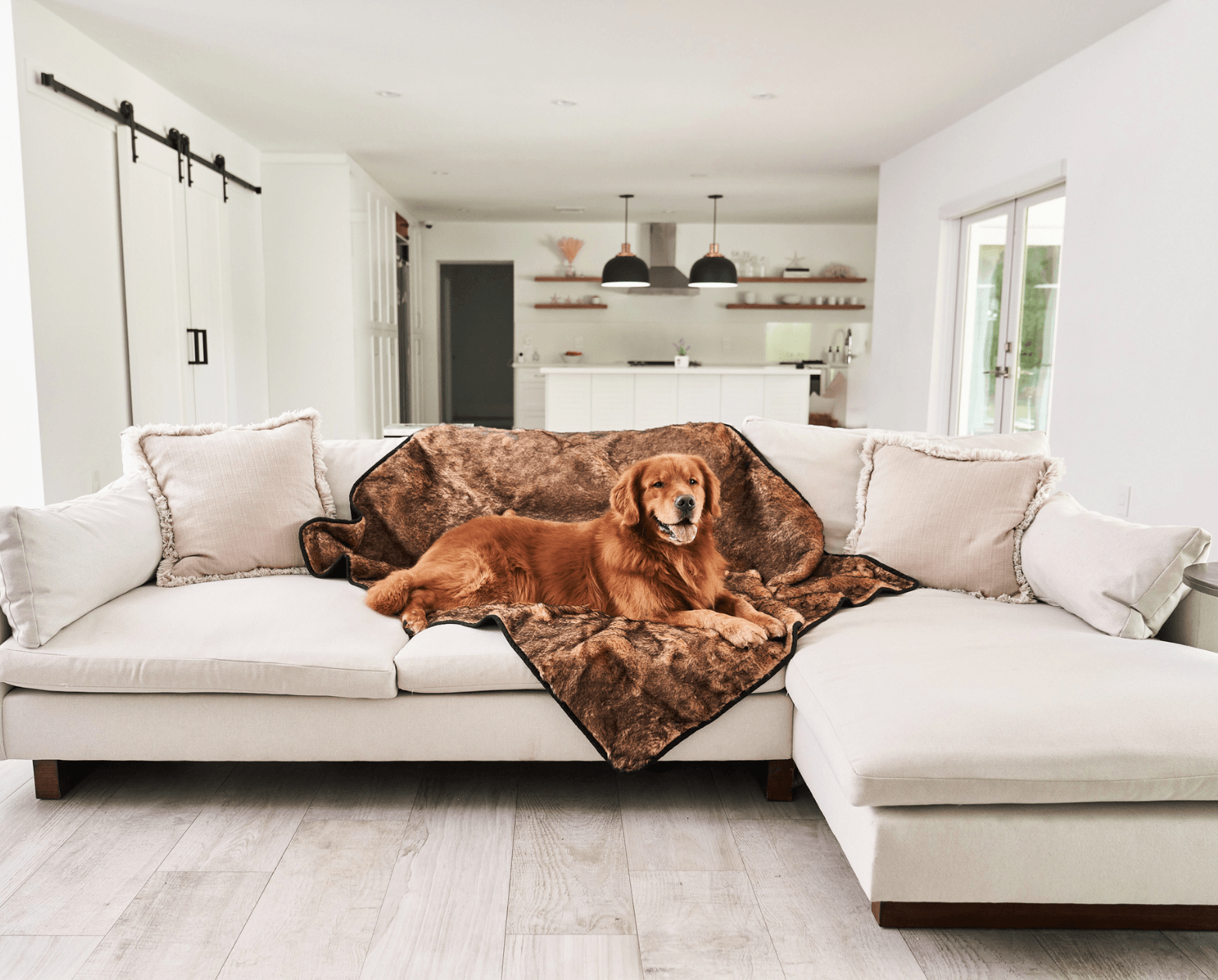 PupProtector™ Summer Short Fur Waterproof Throw Blanket - Sable Tan、mySite、solidvoid