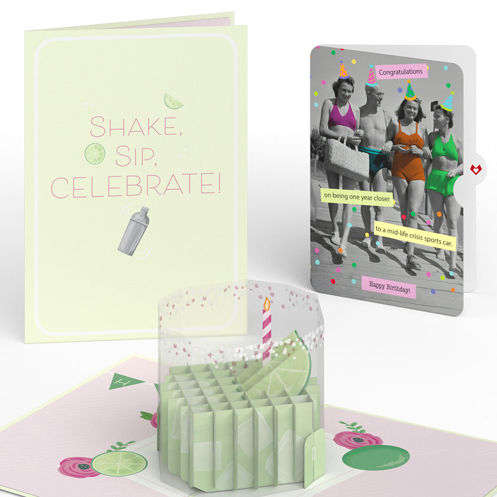Birthday Margarita Pop-Up Card and Sentiment Set、mySite、solidvoid