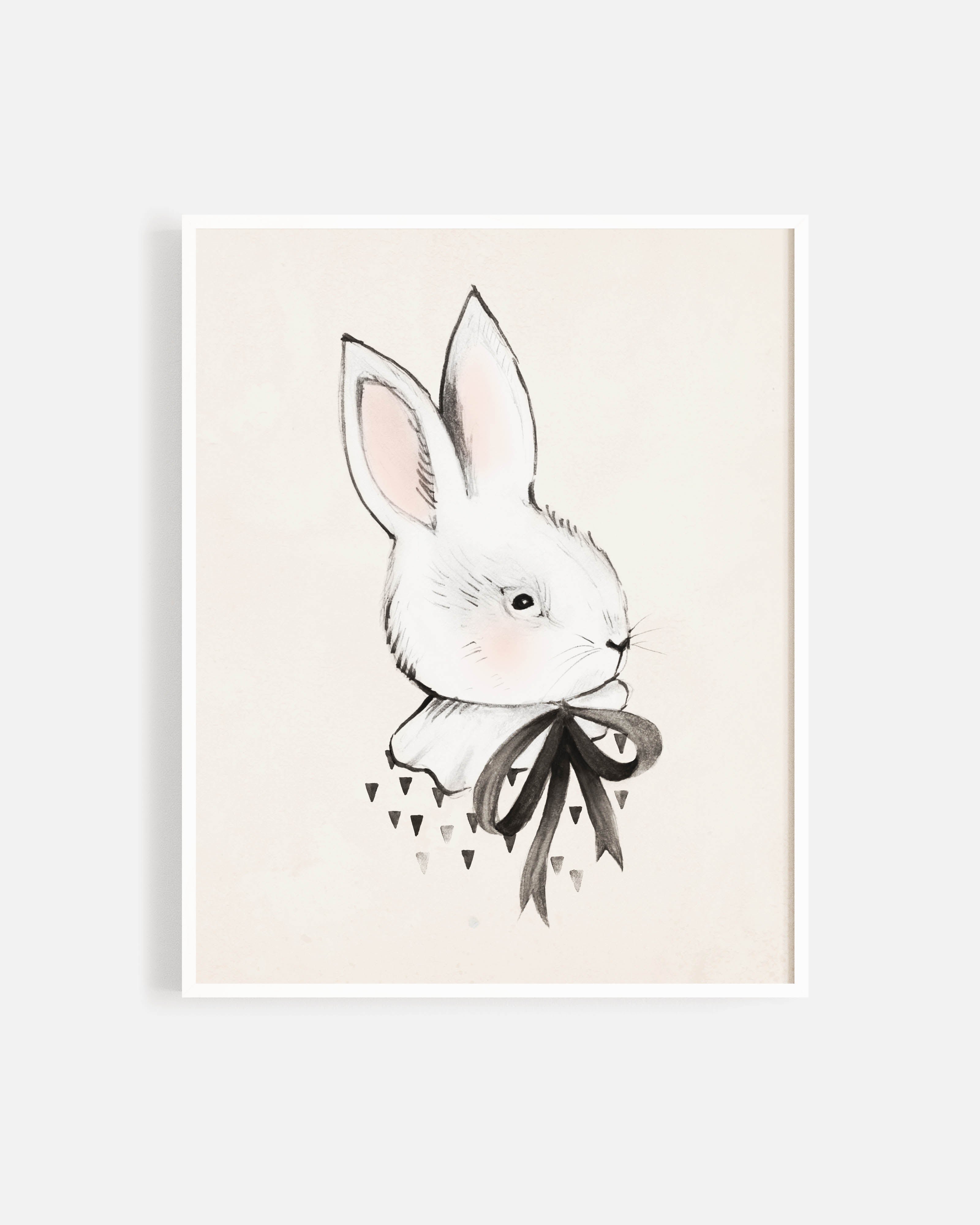  Art Print || Bunny & Bow、mySite、layawaytickets