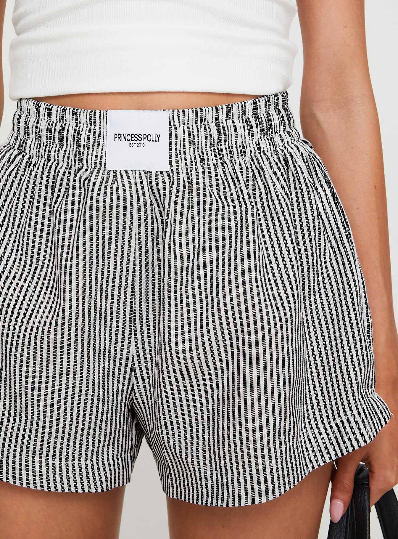 Sincar Boxer Shorts Black / White Stripe、mySite、solidvoid