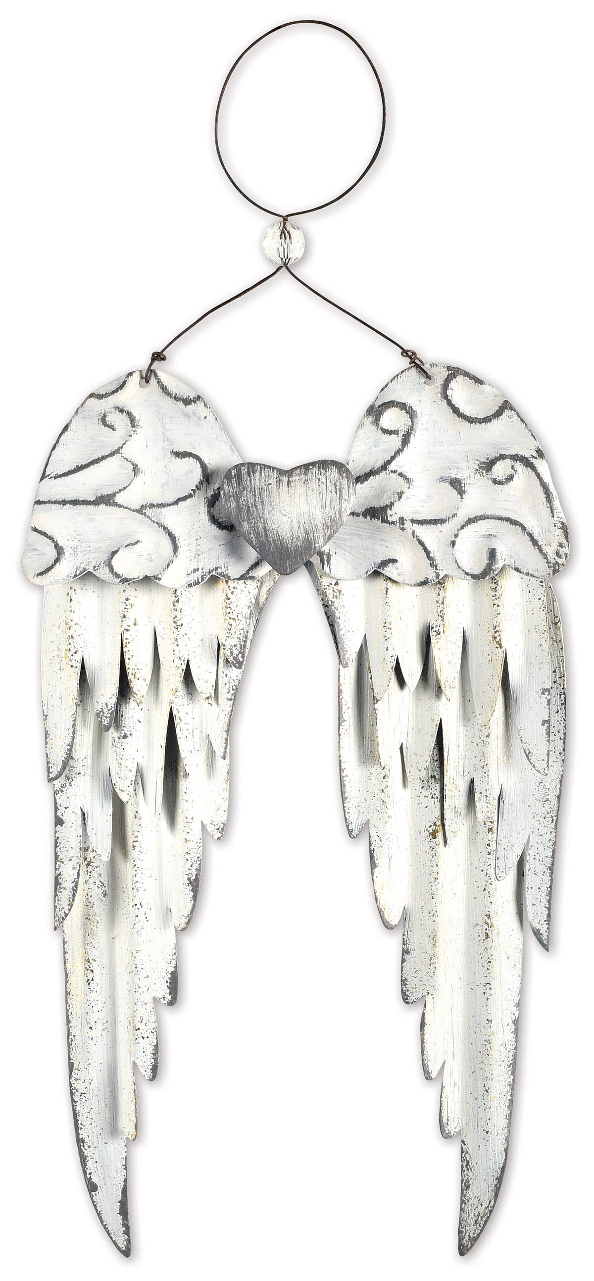 Angel Wings Ornament Metal Art *、mySite、g9winljtr