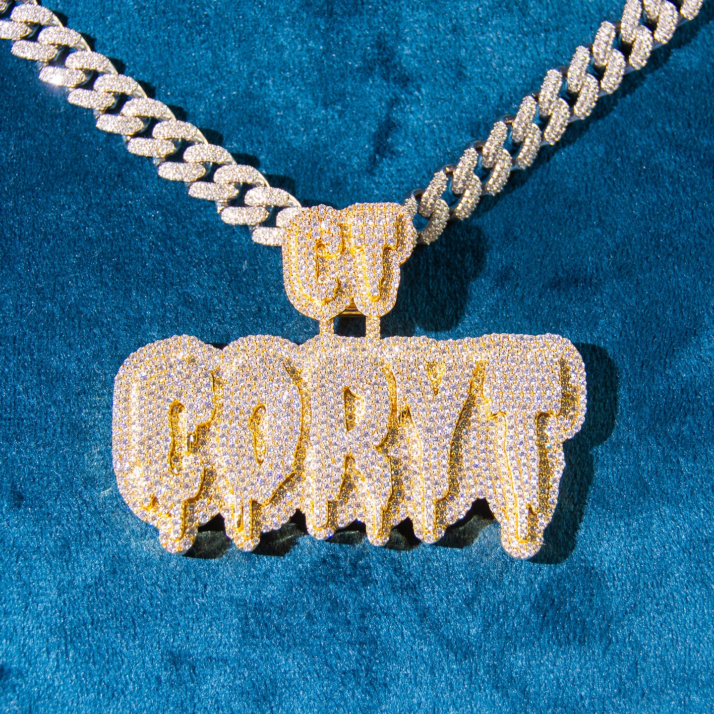 CORYT Custom Moissanite Pendant 14K Gold、mySite、hinf8tx79