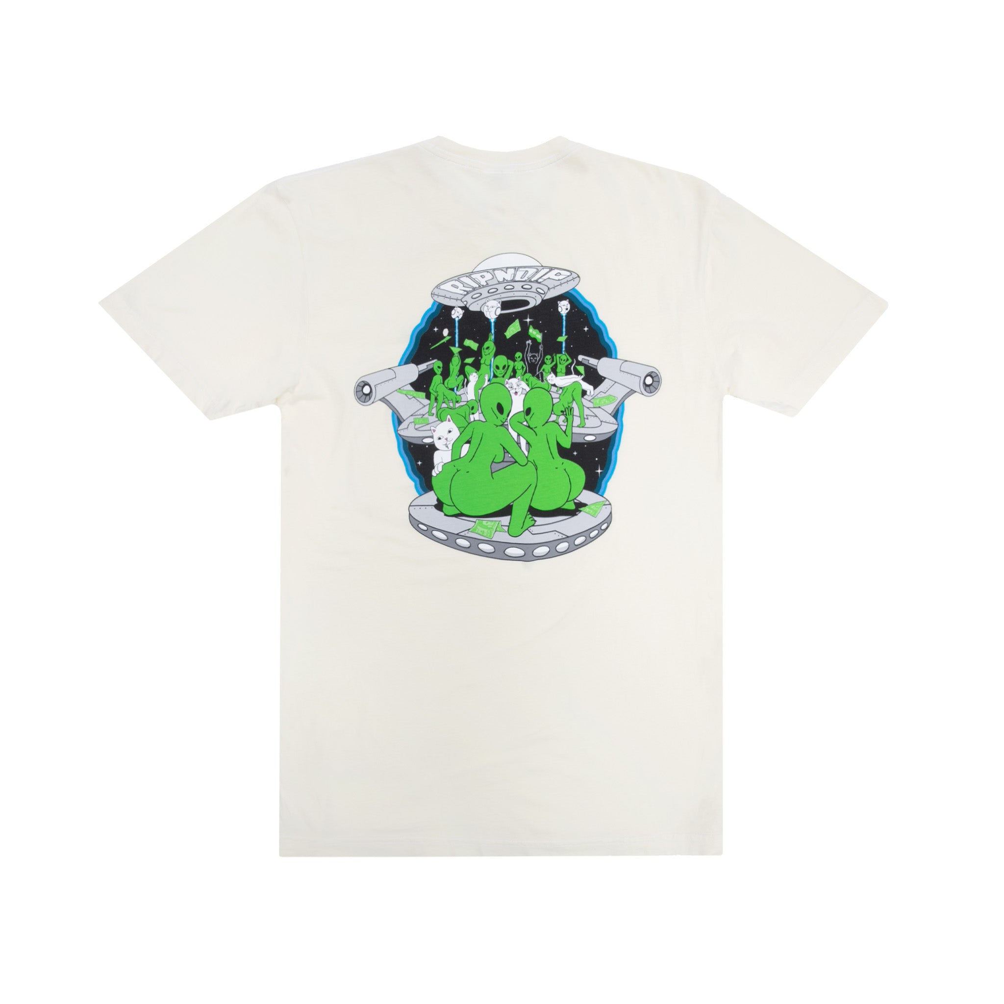  Stripndip Pocket Tee (Natural)、mySite、merchandisen