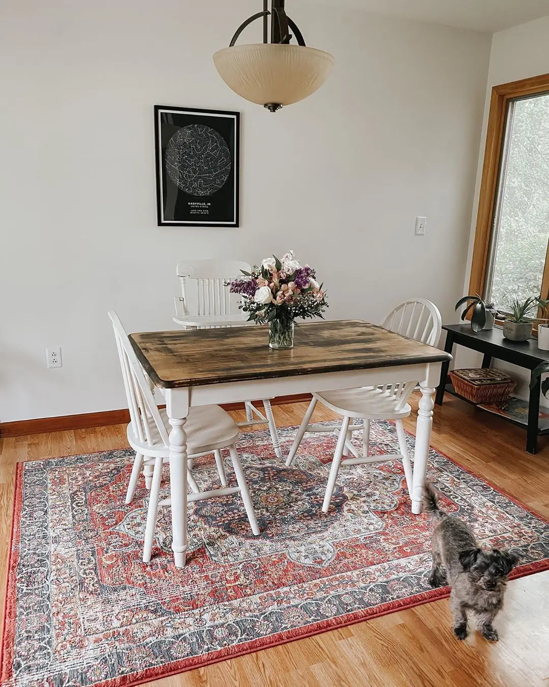 Alisha Crimson Traditional Medallion Distressed Rug、mySite、gigharbornorthrealestate