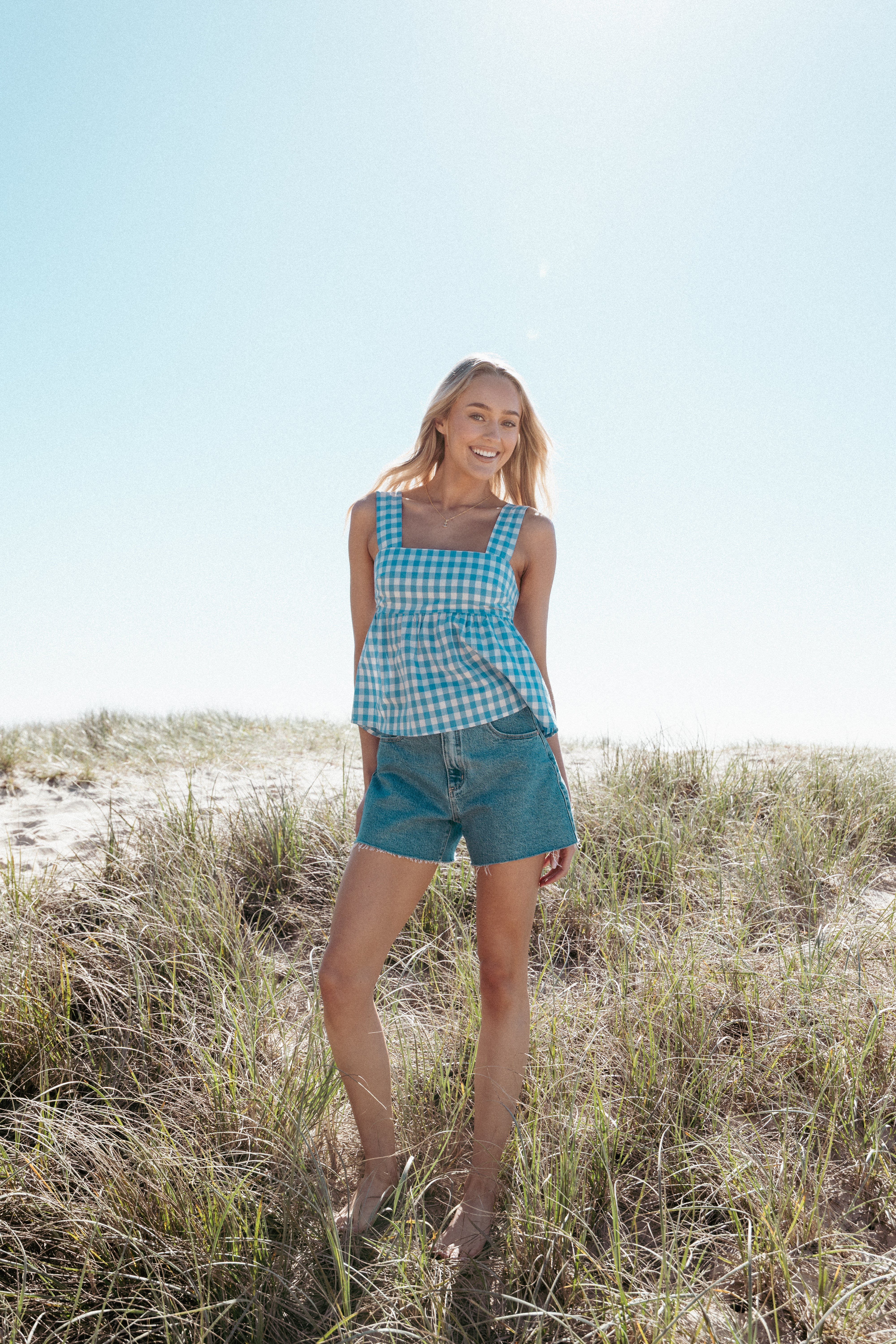  Chatham Top - Blue Gingham、mySite、sugarbowlscore