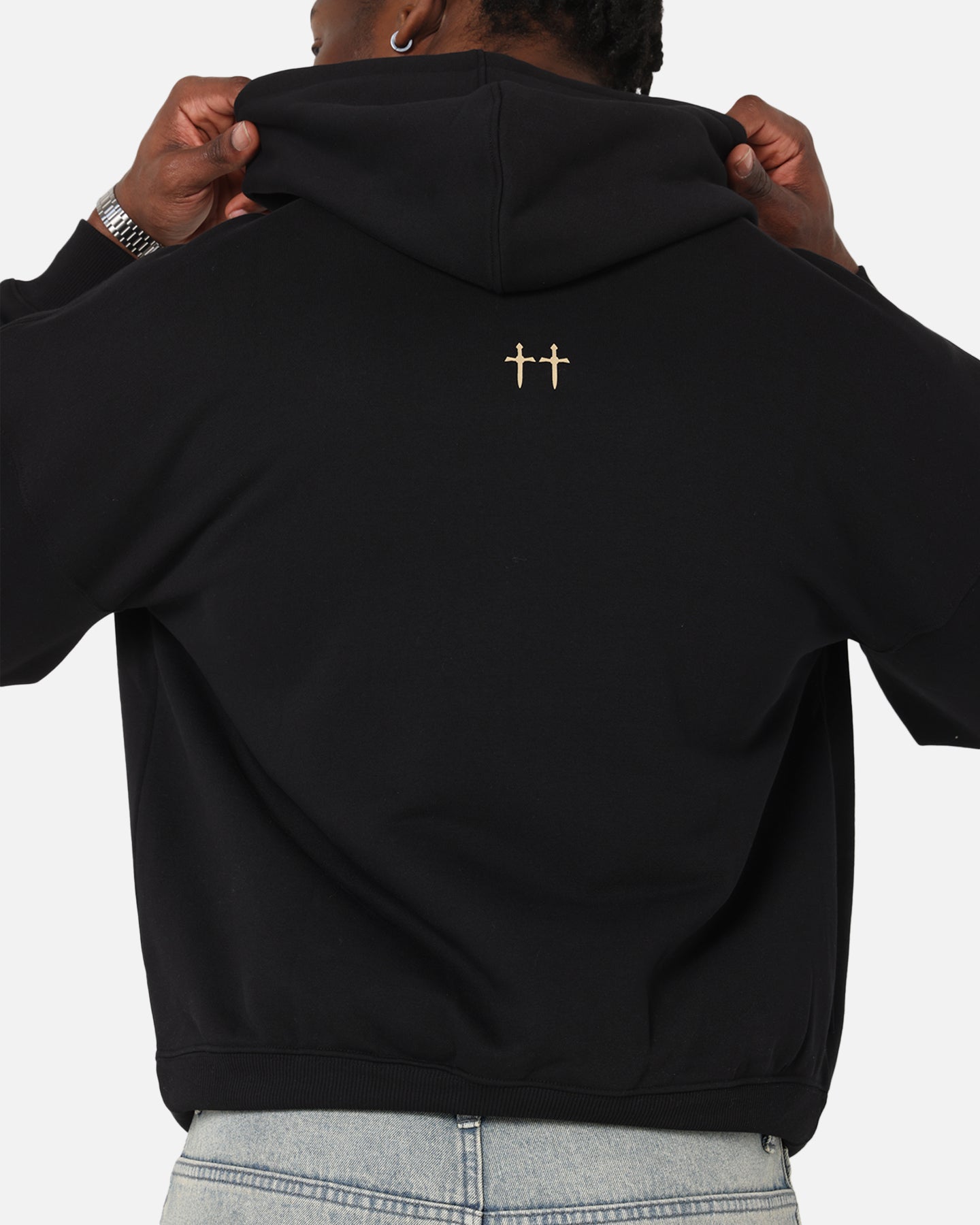 Saint Morta Rodeo Drive Boxy Hoodie Black、mySite、zt4zffjzw