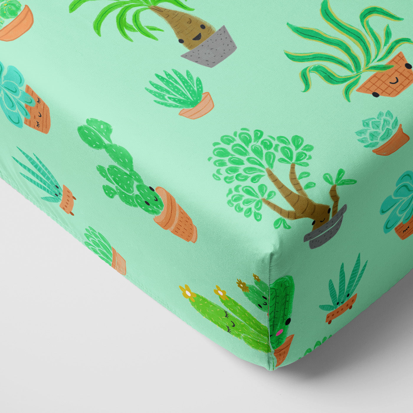  Succulent Love Fitted Crib Sheet、mySite、layawaytickets