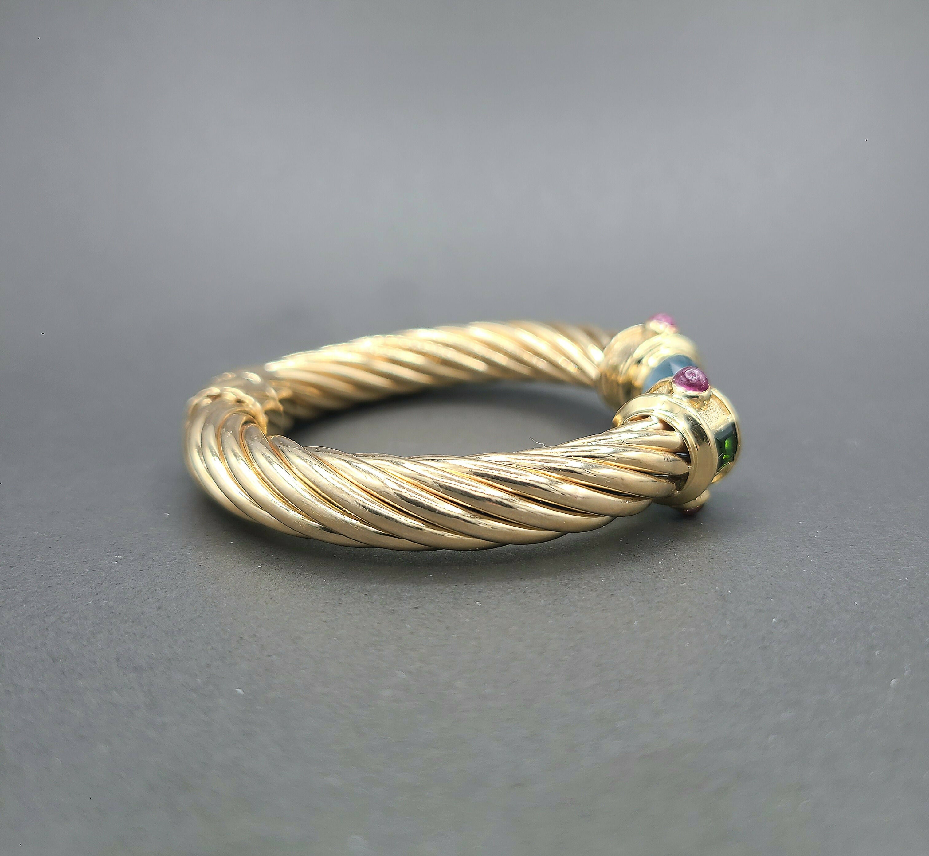 David Yurman Renaissance Bracelet 10mm Topaz & Tourmaline、mySite、hinf8tx79