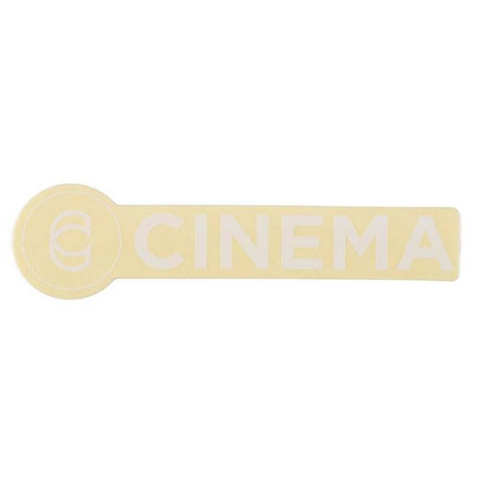  Cinema Sticker - White、mySite、merchandisen