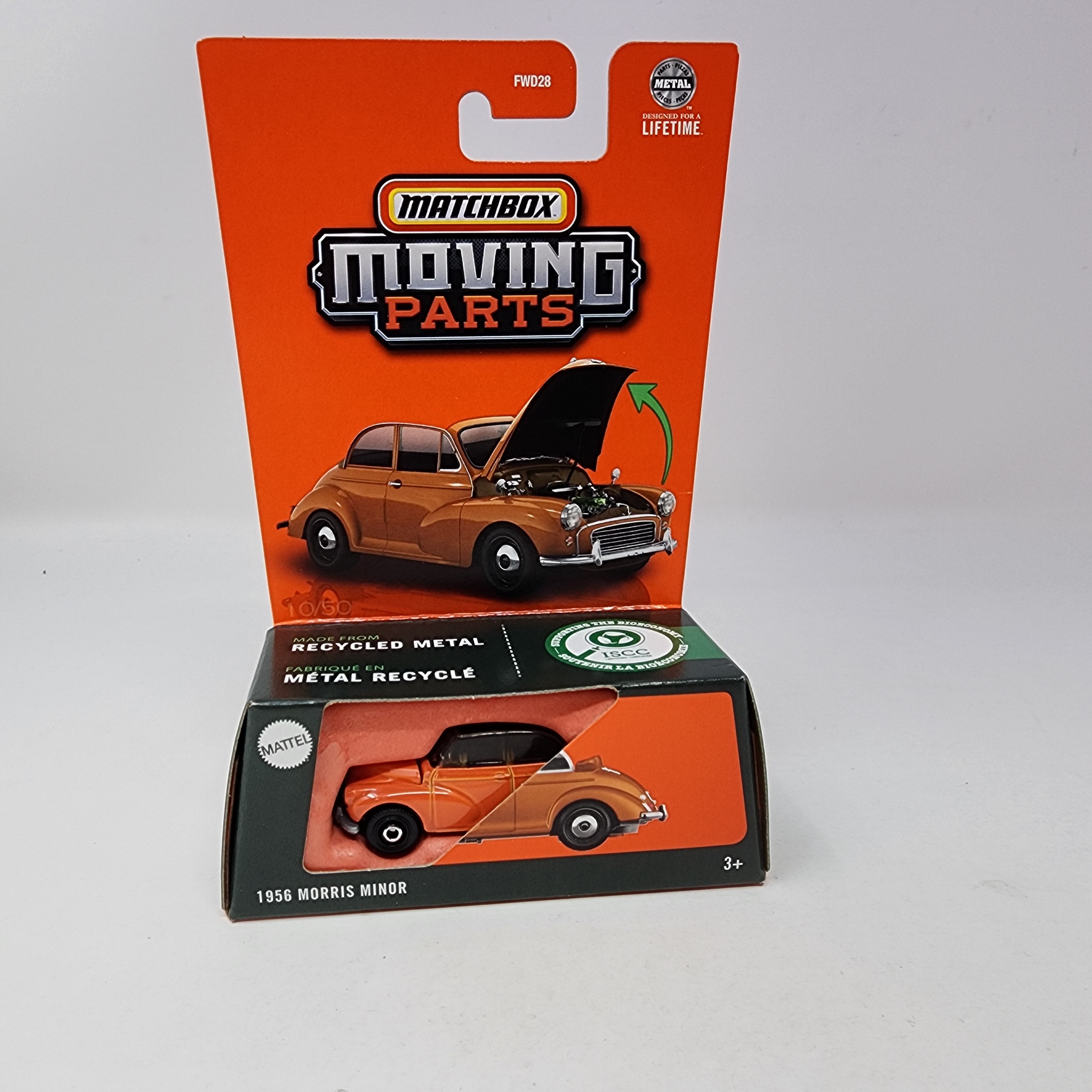 1956 Morris Minor * Orange * 2025 Matchbox Moving Parts Case D、mySite、hgirdovlk